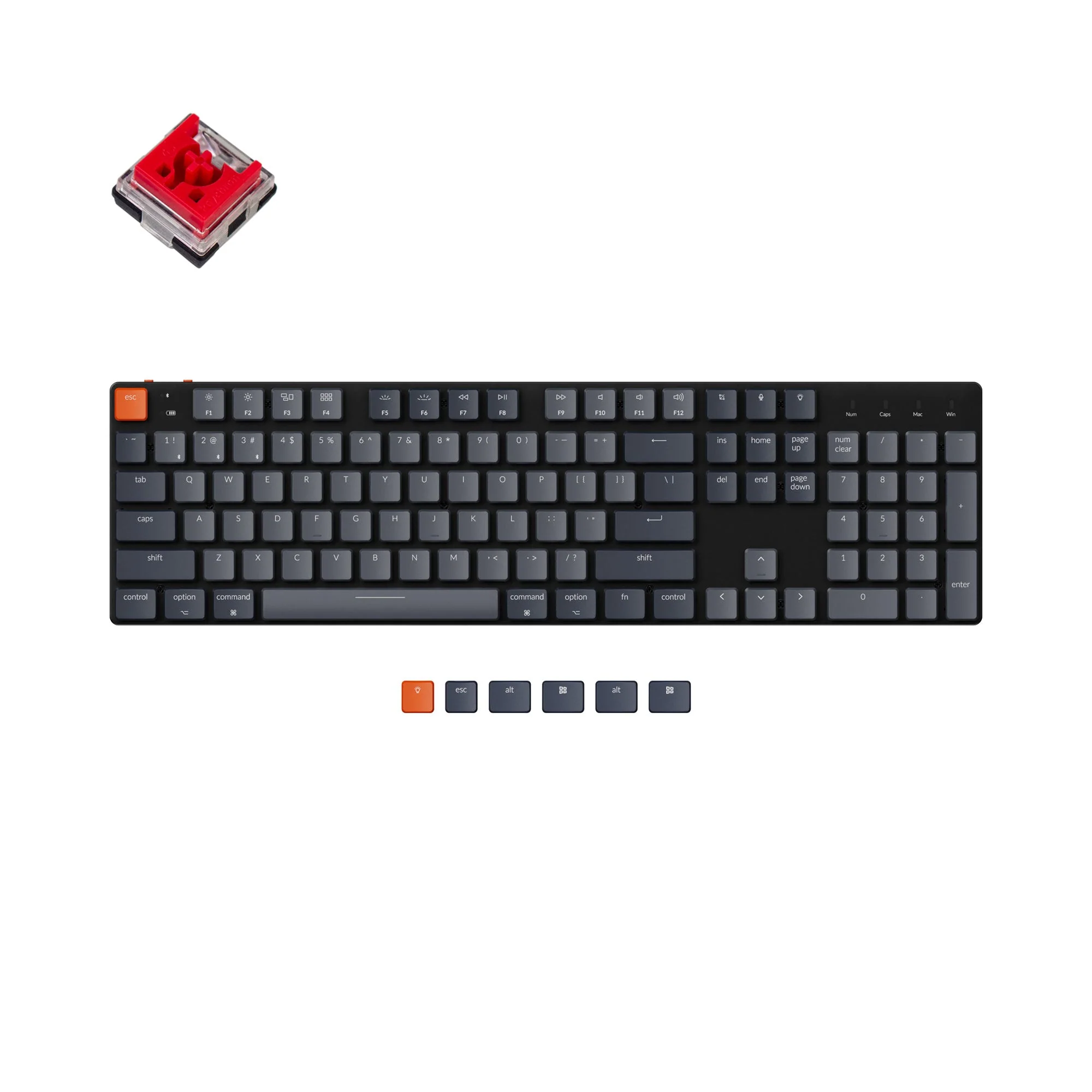 Keychron K5 SE Ultra-Slim Wireless Mechanical Keyboard(US ANSI Layout) - Image 7