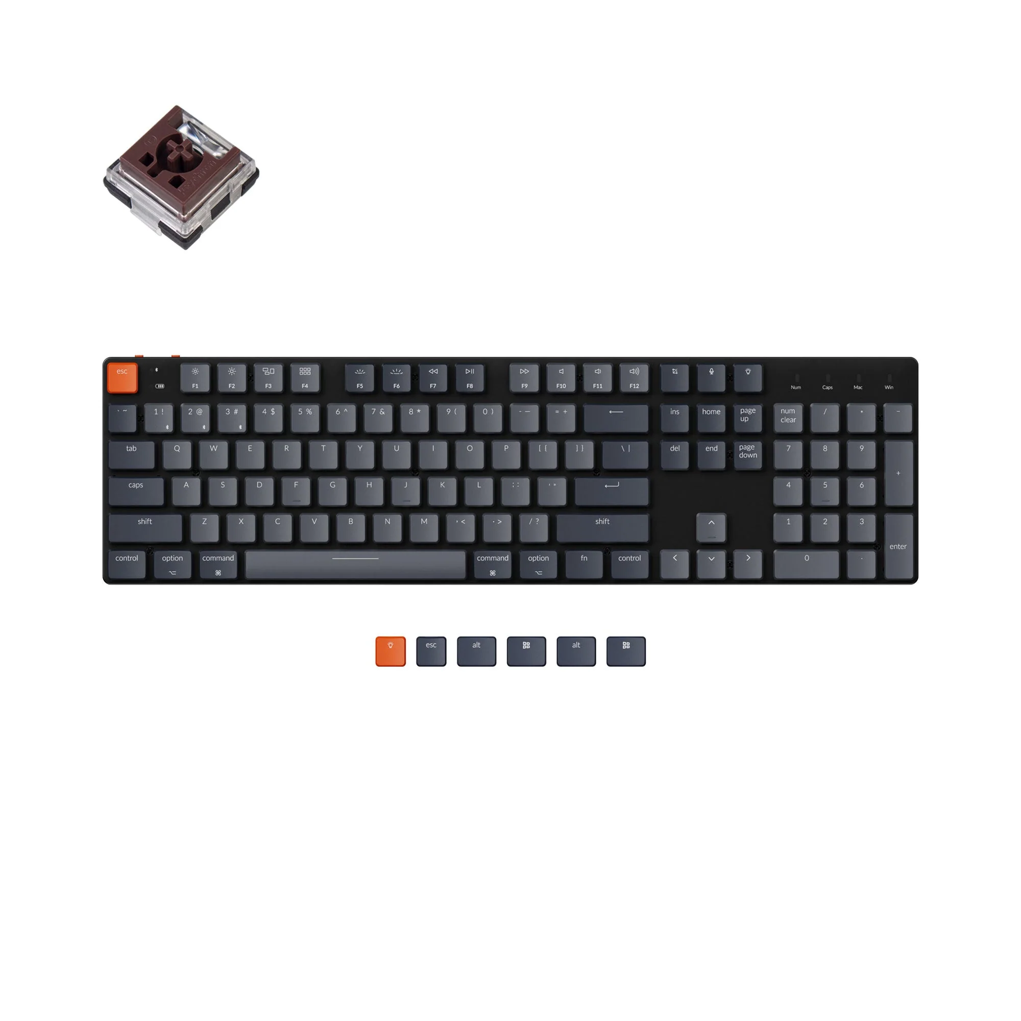 Keychron K5 SE Ultra-Slim Wireless Mechanical Keyboard(US ANSI Layout) - Image 9