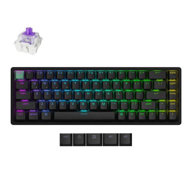 Keychron K6 HE Wireless Magnetic Switch Keyboard (US ANSI Layout) - Image 3