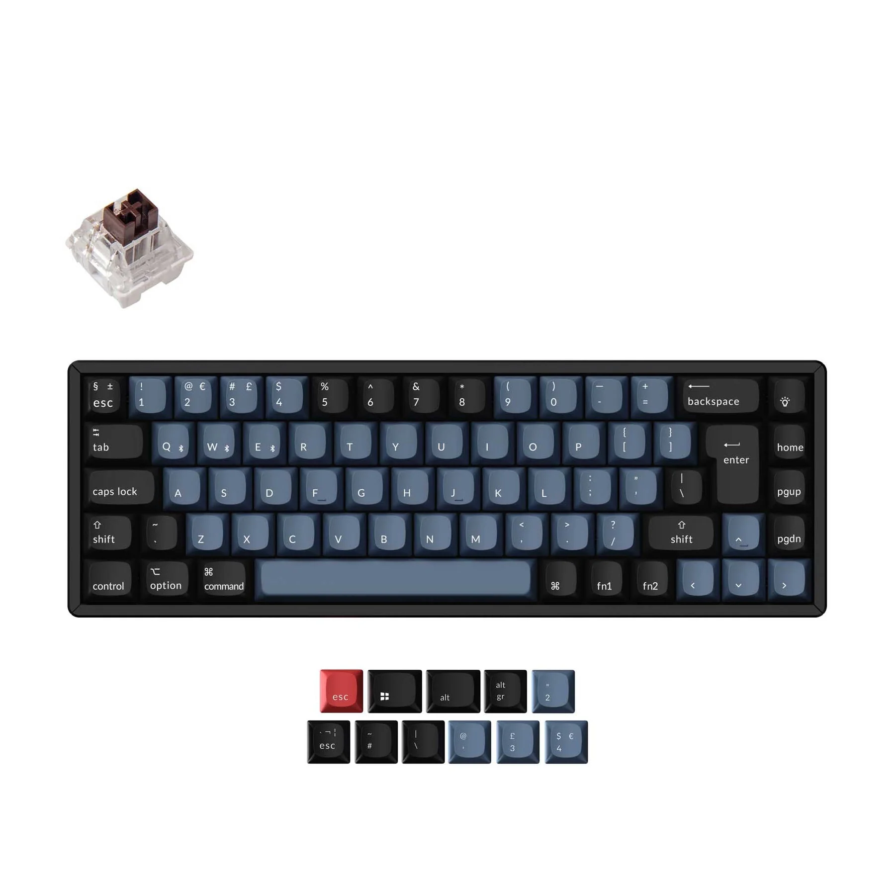 Keychron K6 Pro QMK/VIA Wireless Mechanical Keyboard ISO Layout Collection - Image 4