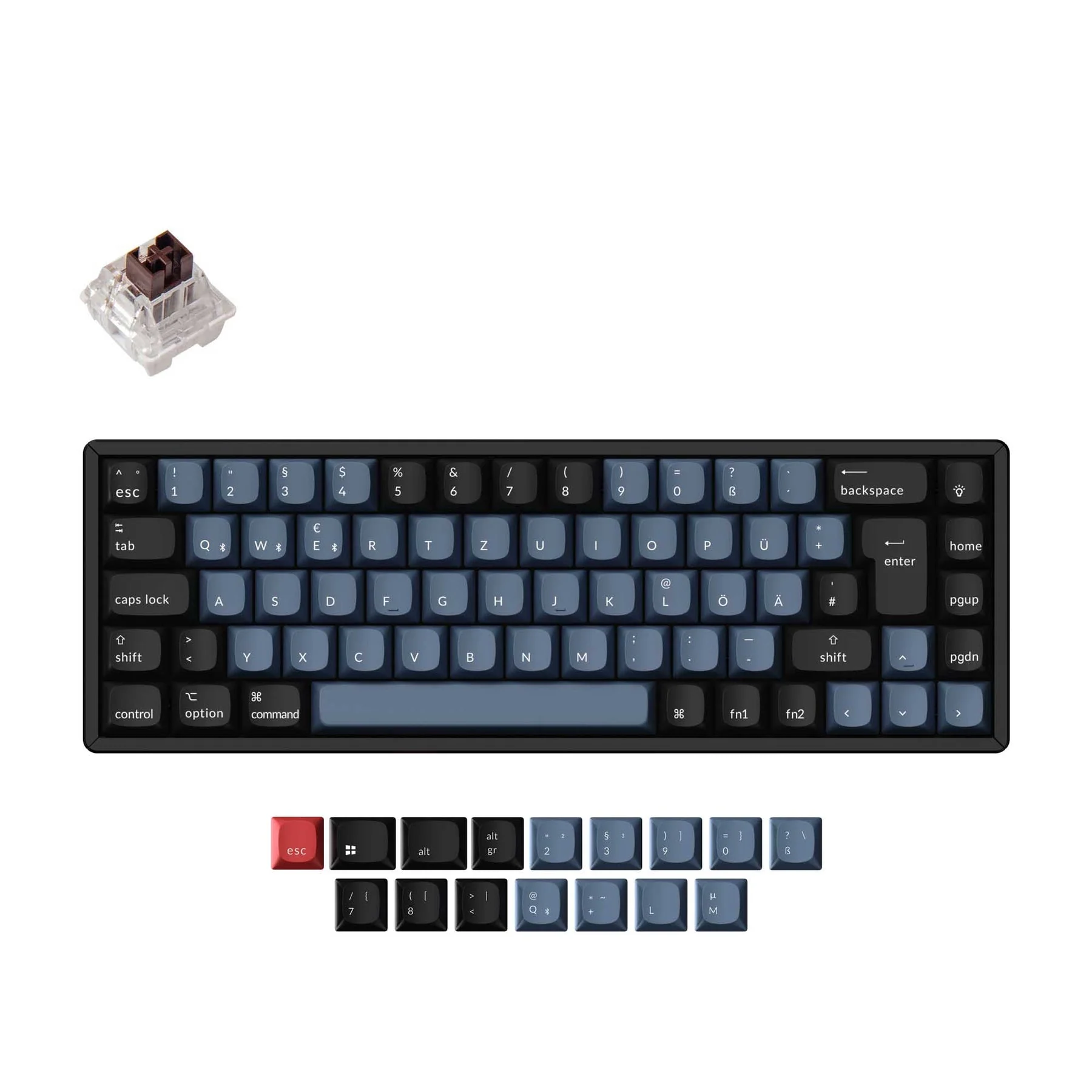 Keychron K6 Pro QMK/VIA Wireless Mechanical Keyboard ISO Layout Collection - Image 6