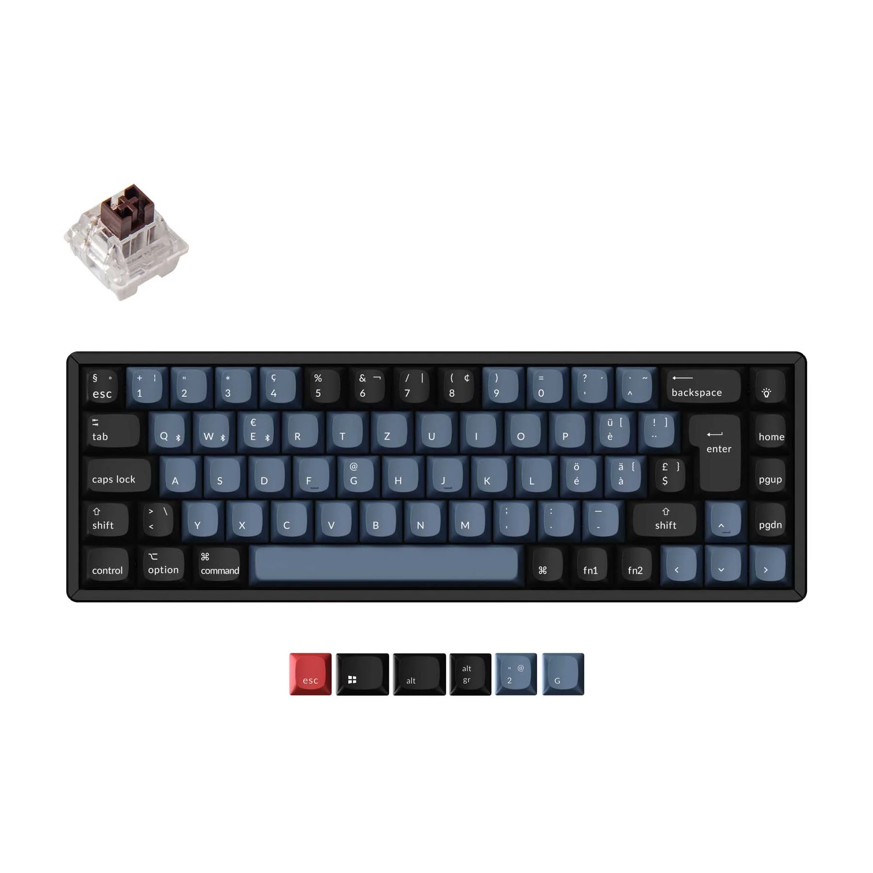 Keychron K6 Pro QMK/VIA Wireless Mechanical Keyboard ISO Layout Collection - Image 8