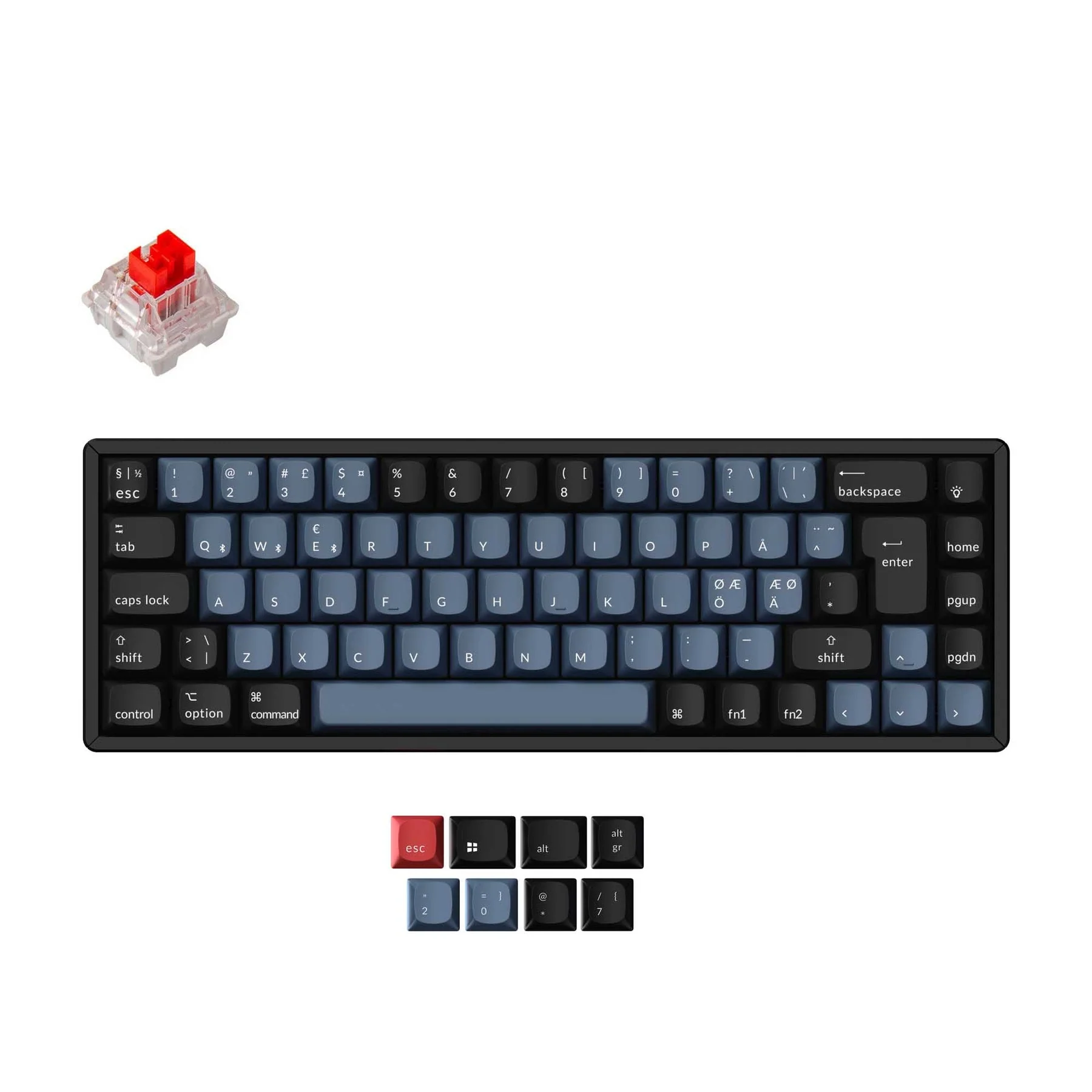 Keychron K6 Pro QMK/VIA Wireless Mechanical Keyboard ISO Layout Collection - Image 9