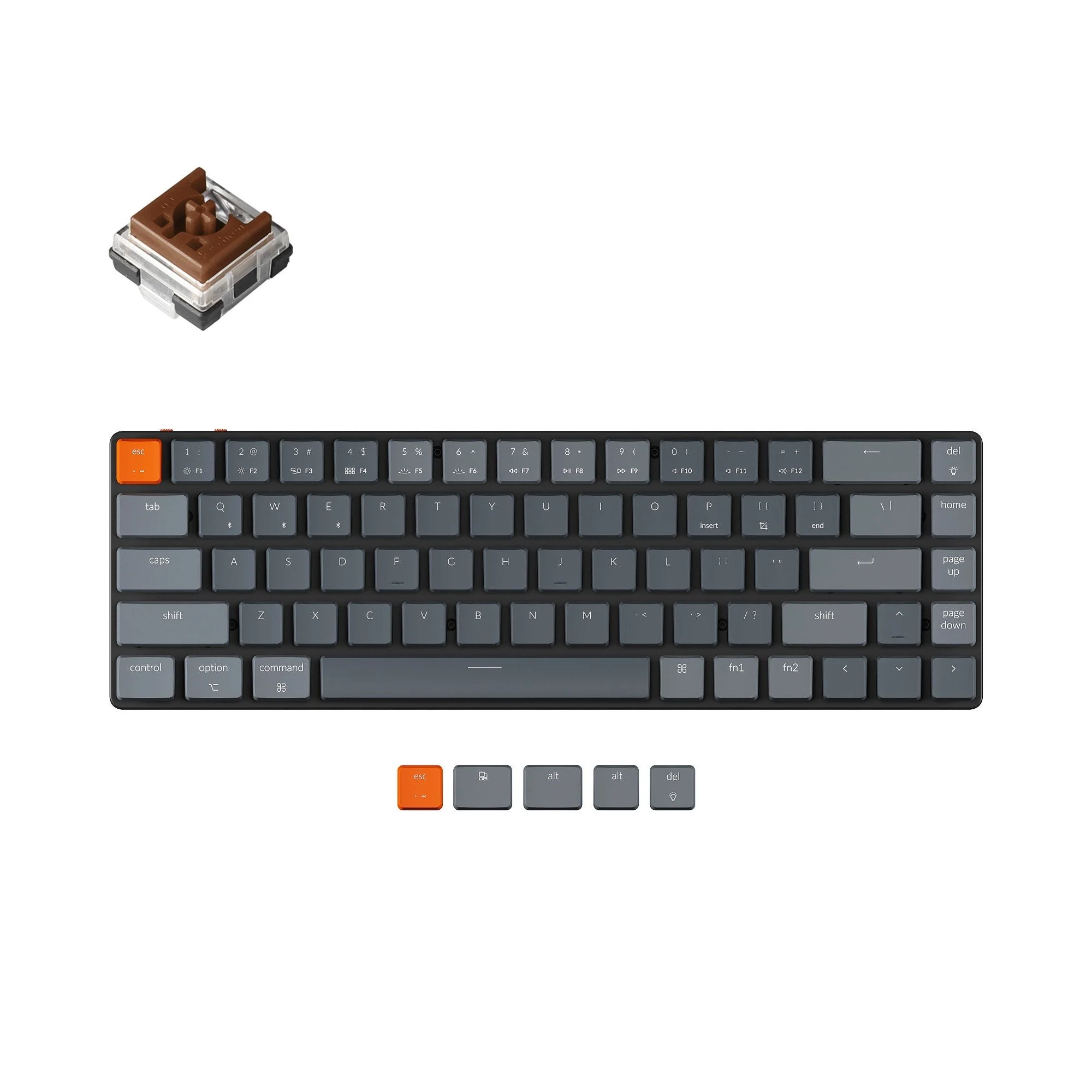 Keychron K7 Ultra-slim Wireless Mechanical Keyboard (US ANSI Layout) - Image 14