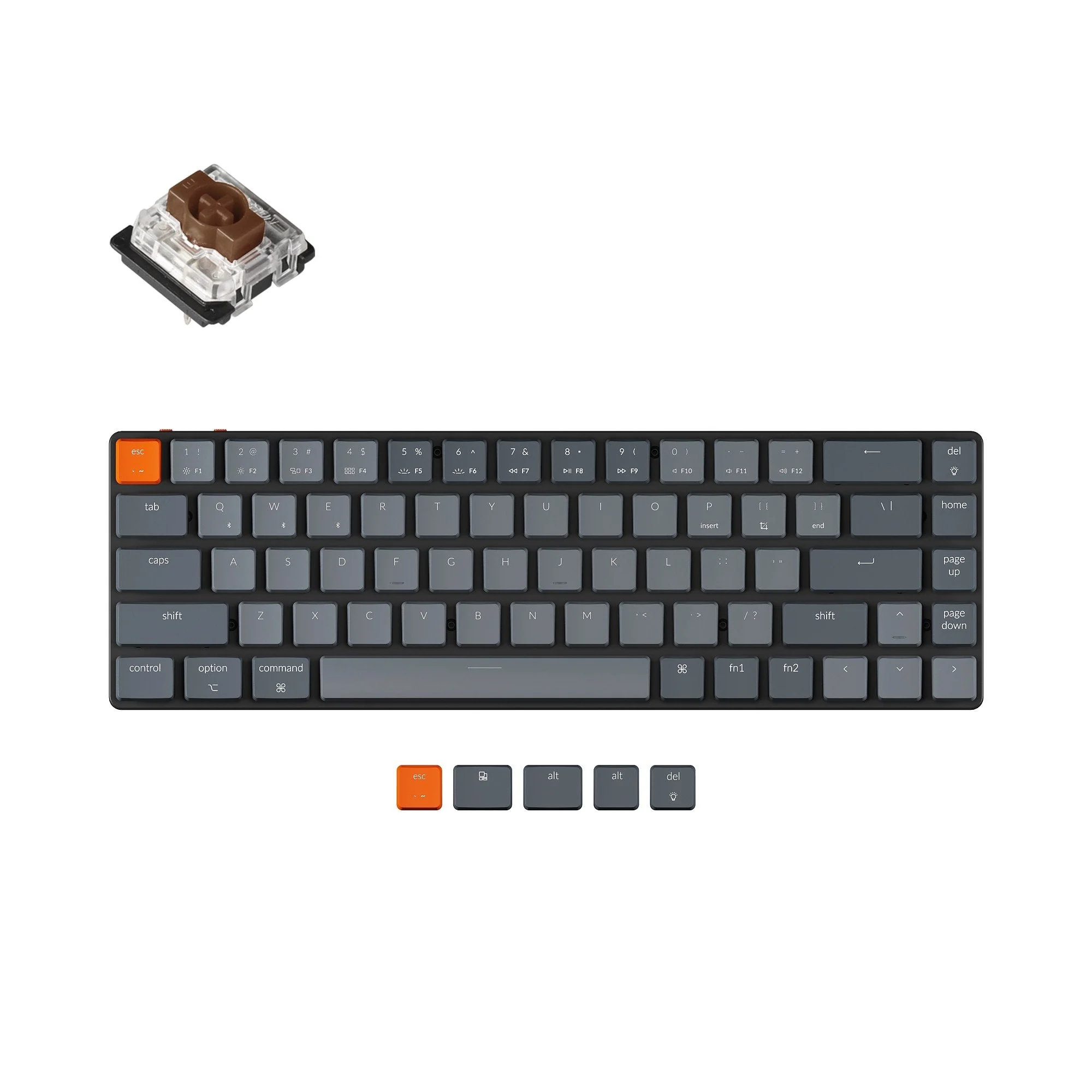 Keychron K7 Ultra-slim Wireless Mechanical Keyboard (US ANSI Layout) - Image 3