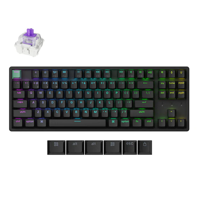 Keychron K8 HE Wireless Magnetic Switch Custom Keyboard (US ANSI Layout) - Image 3