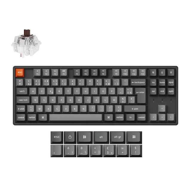 Keychron K8 Max QMK Wireless Mechanical Keyboard ISO Layout Collection - Image 14