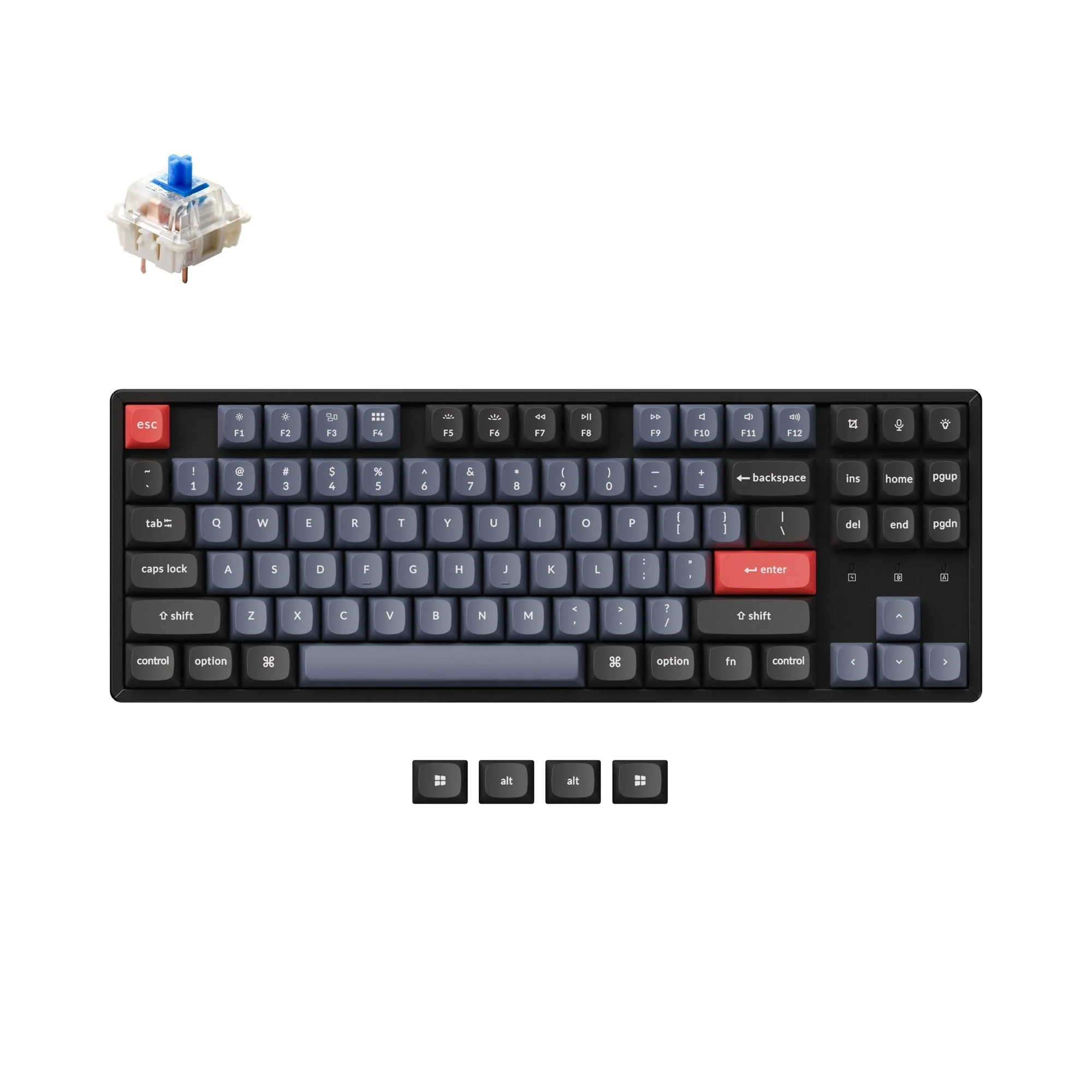 Keychron K8 Pro QMK/VIA Wireless Mechanical Keyboard(US ANSI Layout) - Image 5