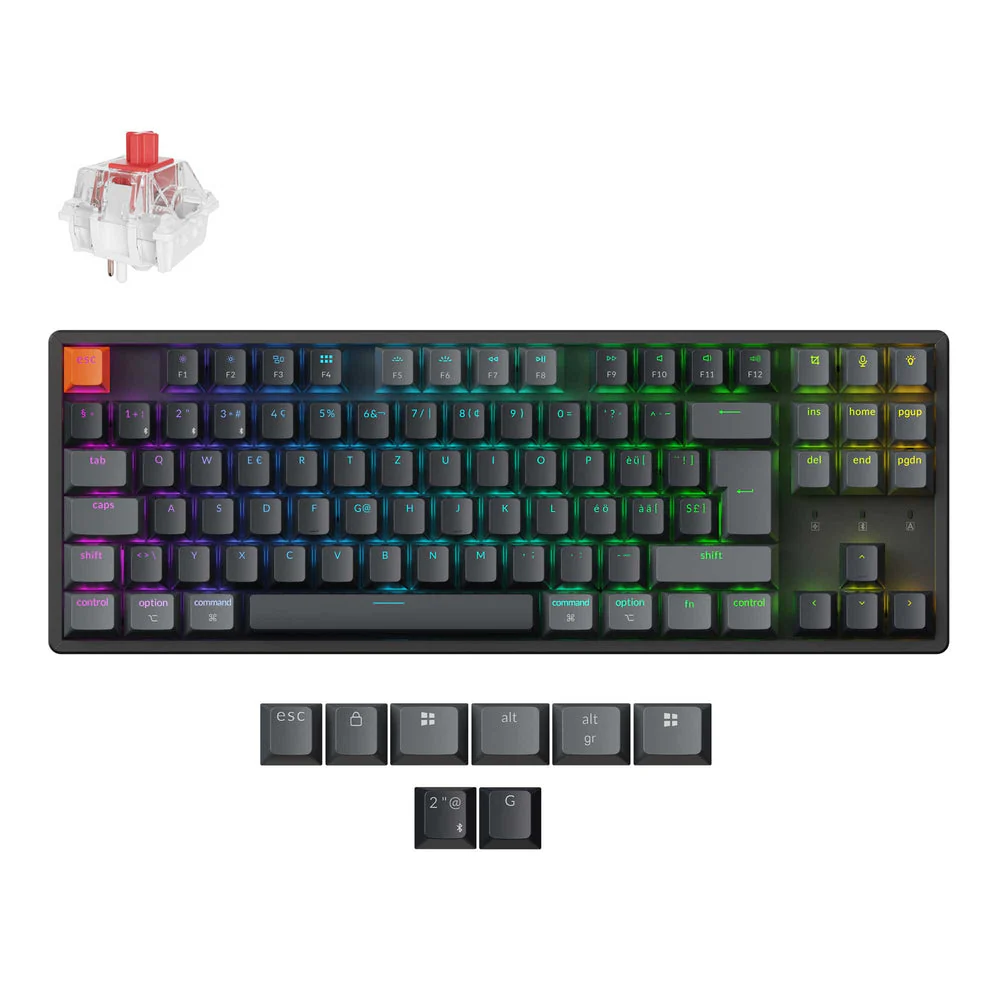 Keychron K8 QMK Wireless Mechanical Keyboard ISO Layout - Version 2 - Image 10