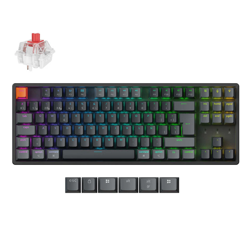 Keychron K8 QMK Wireless Mechanical Keyboard ISO Layout - Version 2 - Image 13