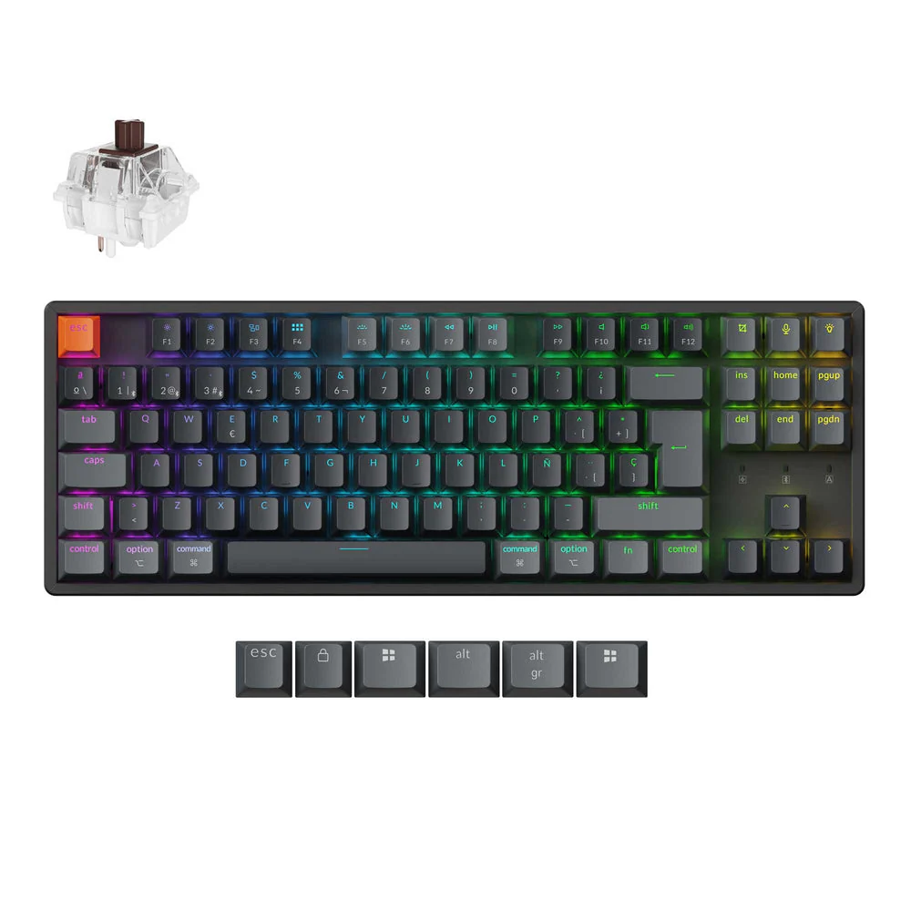 Keychron K8 QMK Wireless Mechanical Keyboard ISO Layout - Version 2 - Image 14