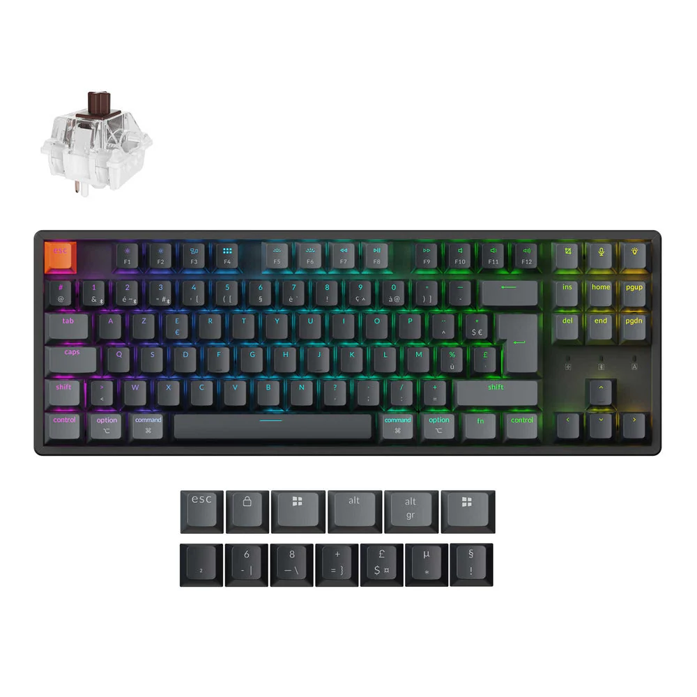 Keychron K8 QMK Wireless Mechanical Keyboard ISO Layout - Version 2 - Image 17