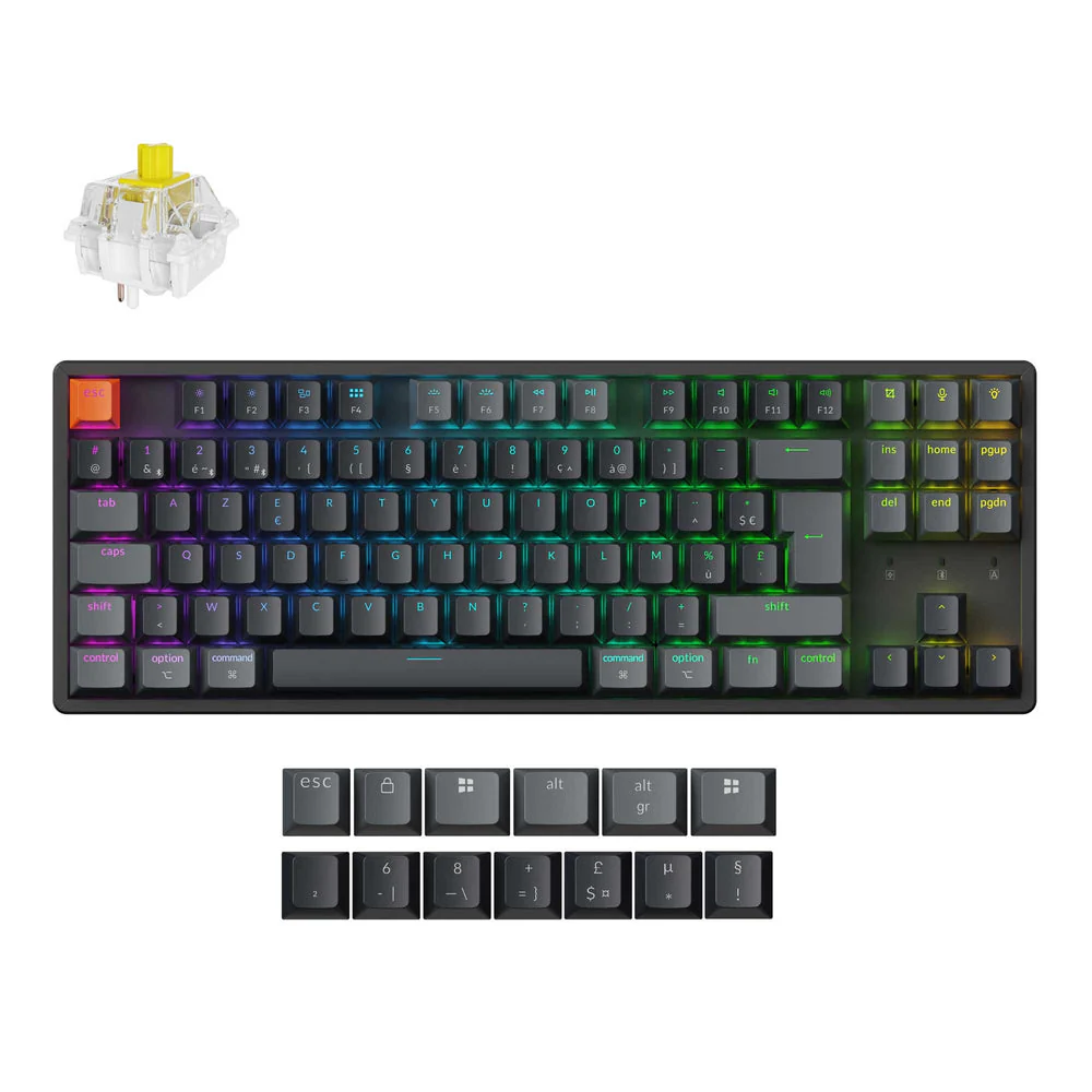 Keychron K8 QMK Wireless Mechanical Keyboard ISO Layout - Version 2 - Image 18