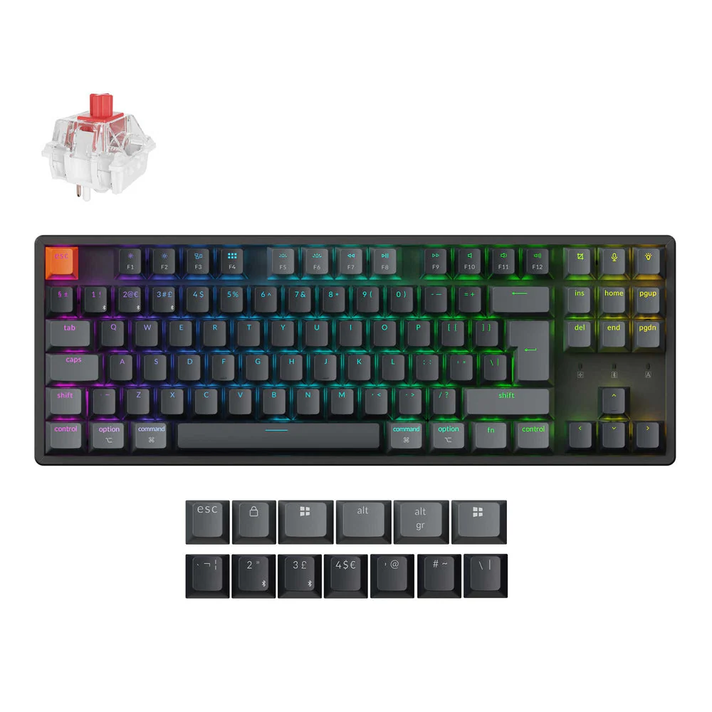 Keychron K8 QMK Wireless Mechanical Keyboard ISO Layout - Version 2 - Image 4