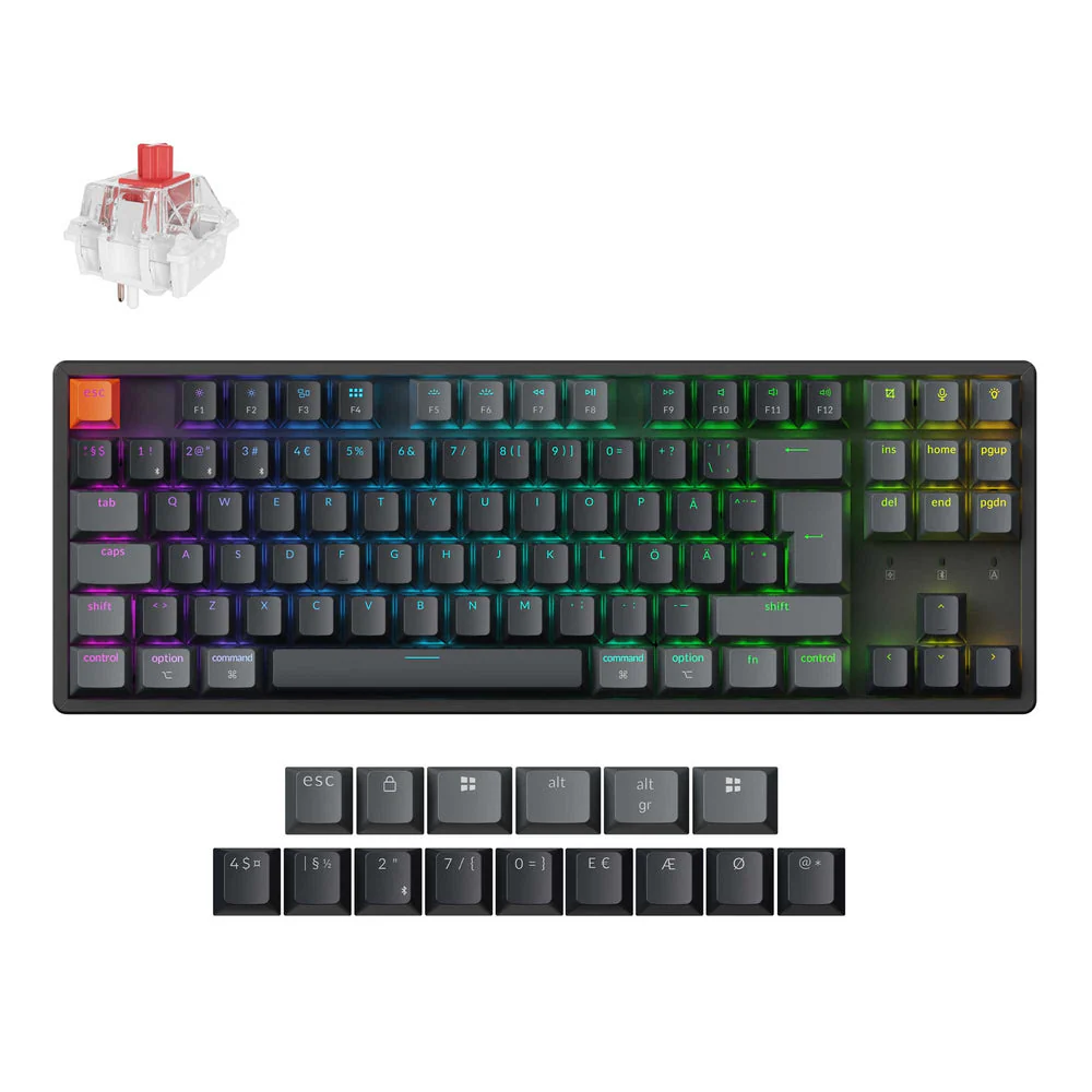 Keychron K8 QMK Wireless Mechanical Keyboard ISO Layout - Version 2 - Image 7