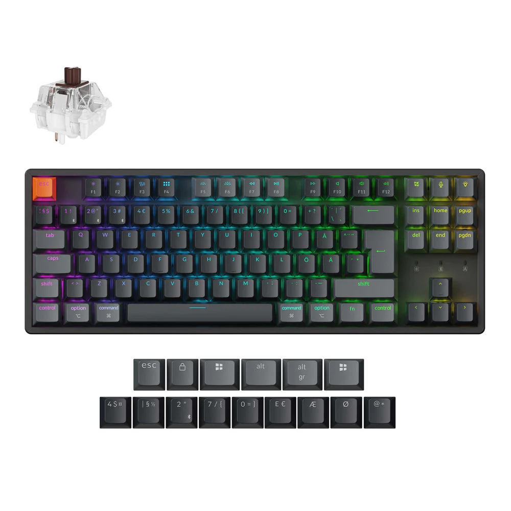 Keychron K8 QMK Wireless Mechanical Keyboard ISO Layout - Version 2 - Image 8