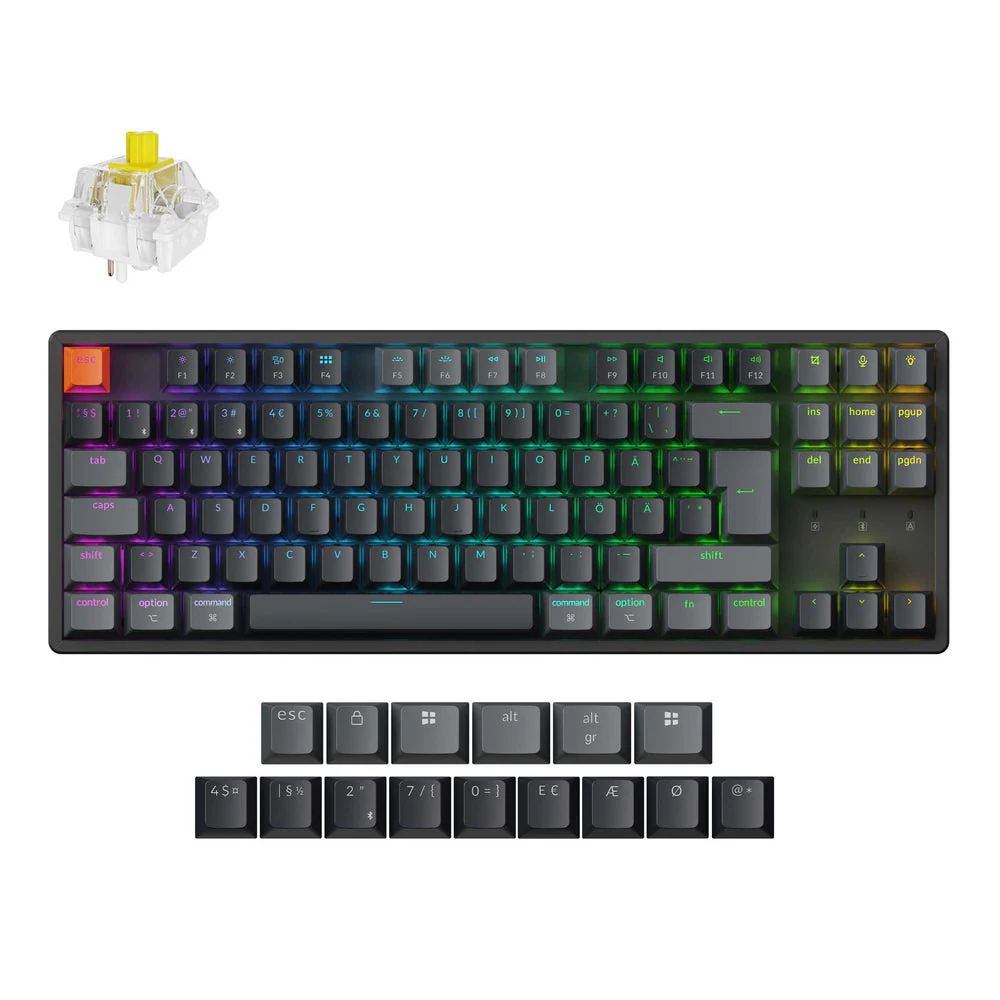 Keychron K8 QMK Wireless Mechanical Keyboard ISO Layout - Version 2 - Image 9