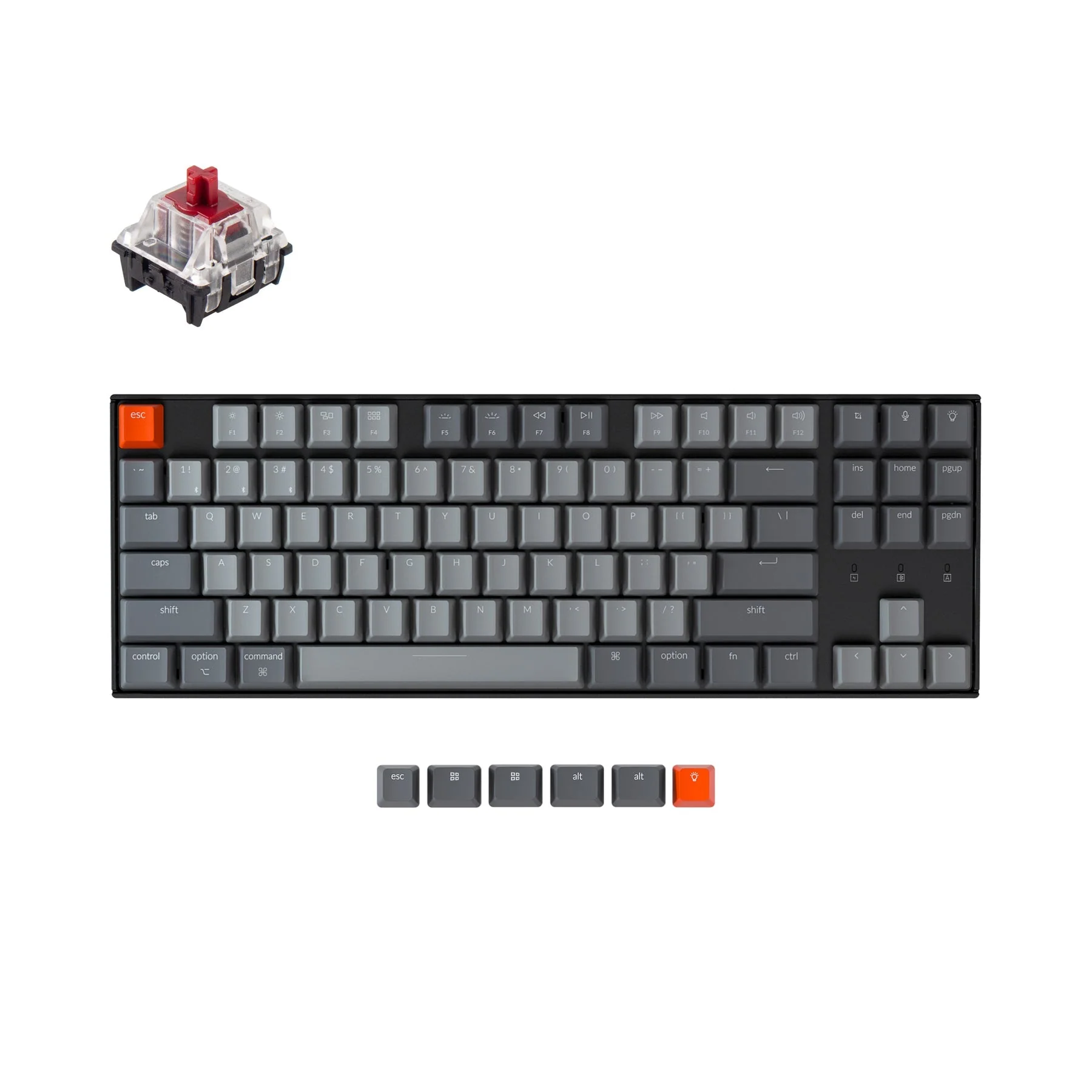 Keychron K8 Wireless Mechanical Keyboard (US ANSI Layout) - Image 13
