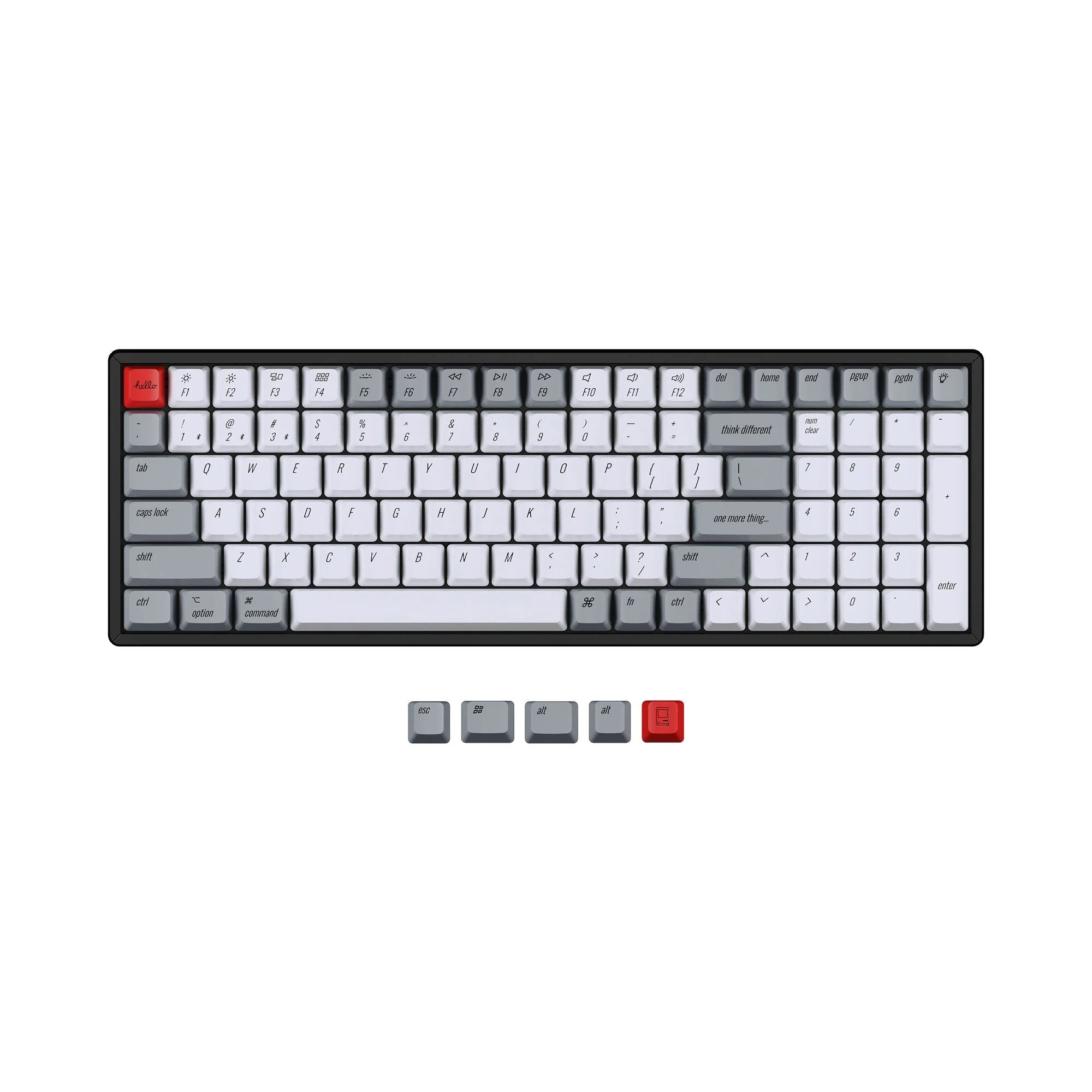 Keychron OEM Profile PBT Retro Keycap Set - Image 3