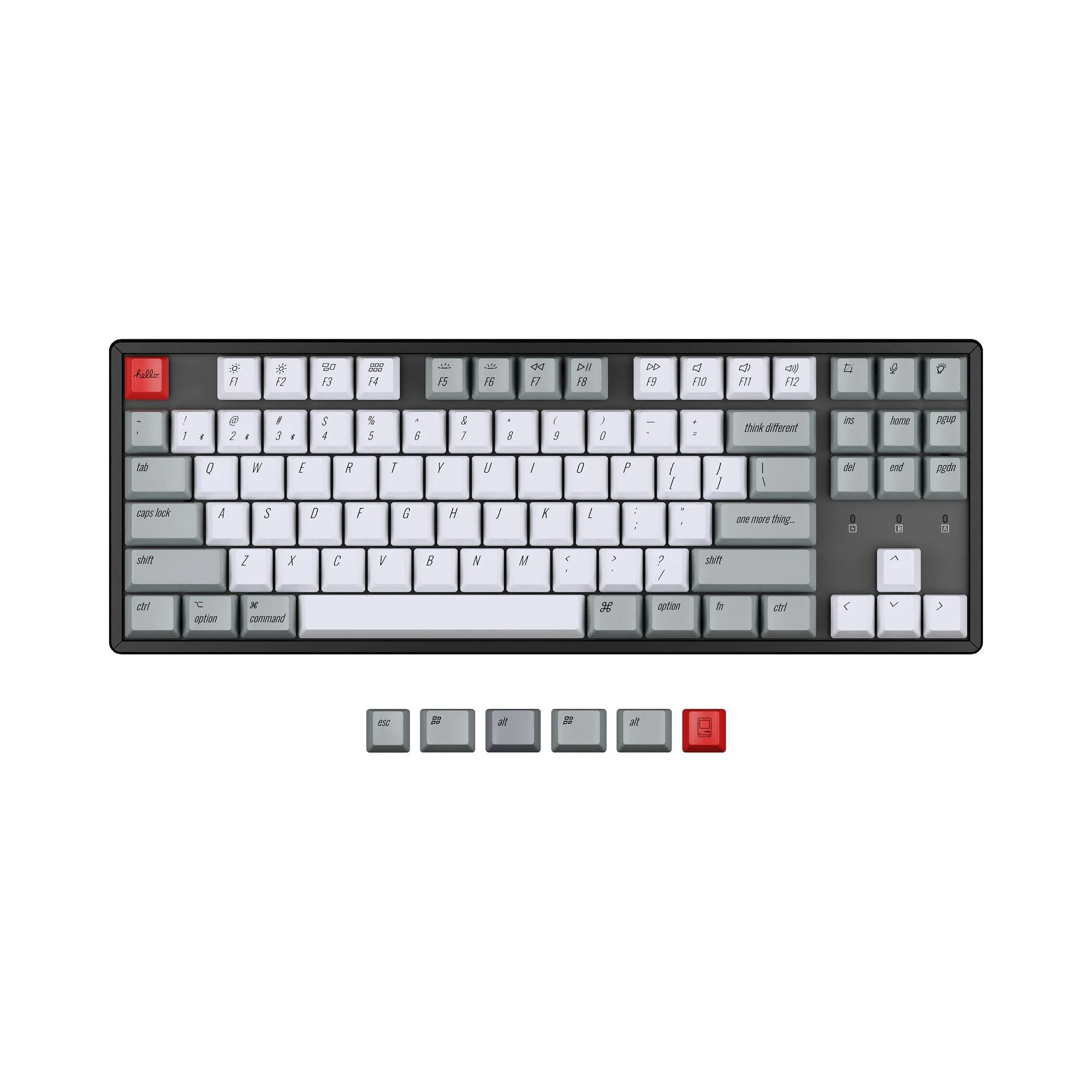 Keychron OEM Profile PBT Retro Keycap Set - Image 7