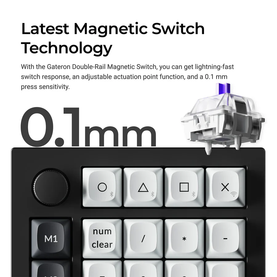 Keychron Q0 HE QMK Wireless Custom Number Pad - Image 7