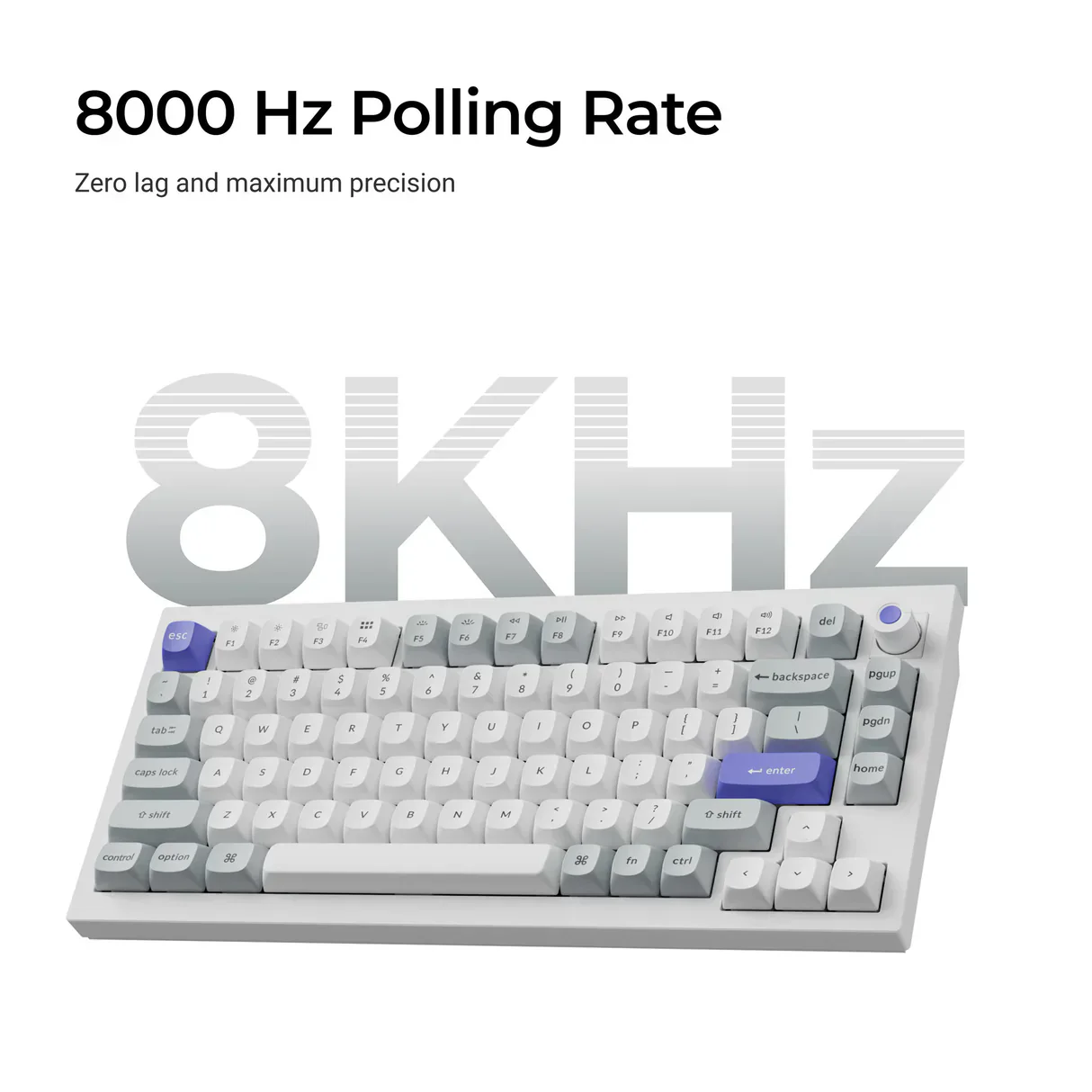 Keychron Q1 HE 8K Wired Magnetic Switch Keyboard (US ANSI Layout) - Image 4