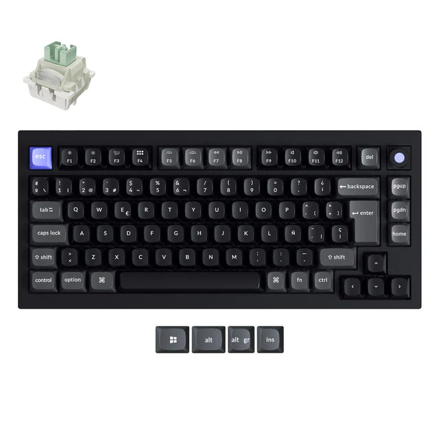 Keychron Q1 HE 8K Wired Magnetic Switch Keyboard ISO Layout Collection - Image 4