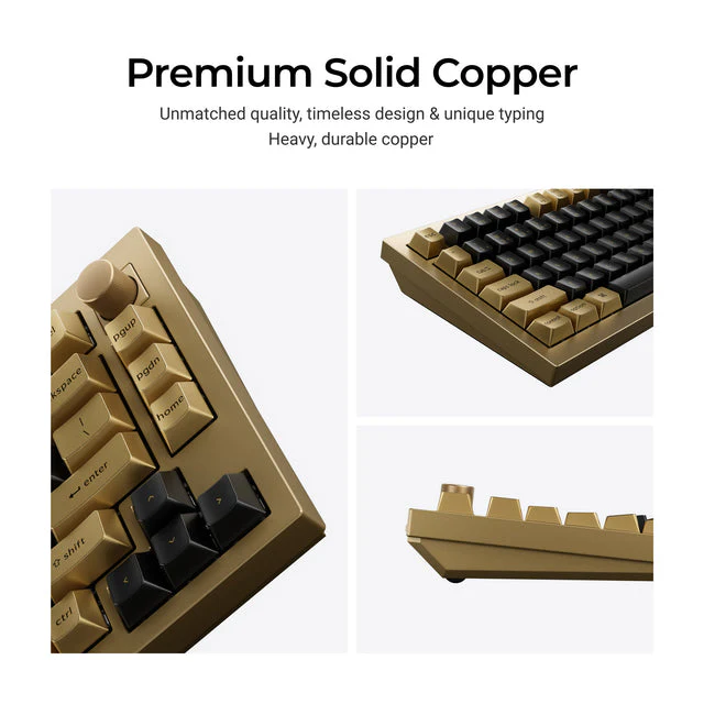 Keychron Q1 HE QMK Wireless Custom Keyboard - Copper Edition (US ANSI Layout) - Image 4