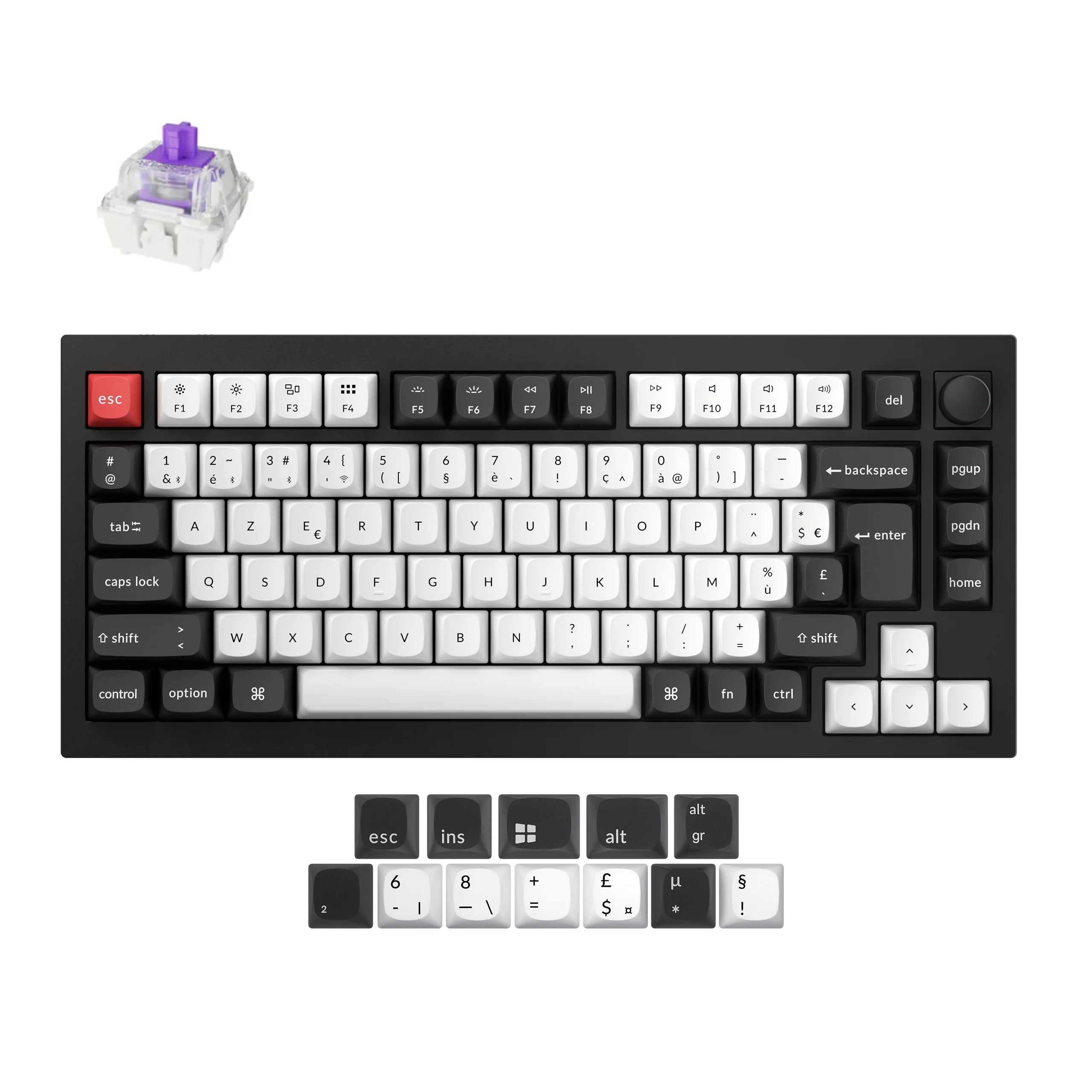 Keychron Q1 HE QMK Wireless Custom Keyboard ISO Layout Collection - Image 10