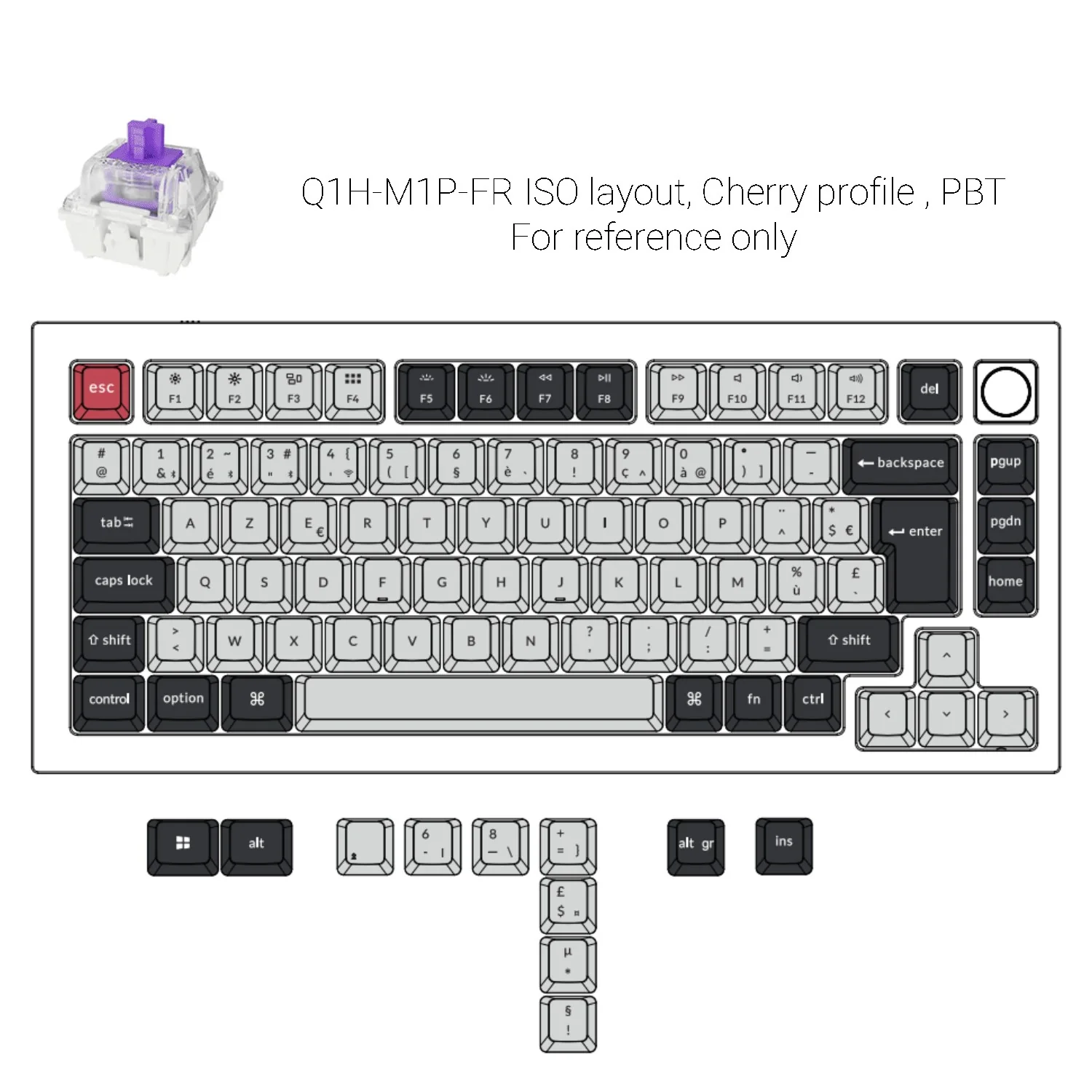 Keychron Q1 HE QMK Wireless Custom Keyboard ISO Layout Collection - Image 14