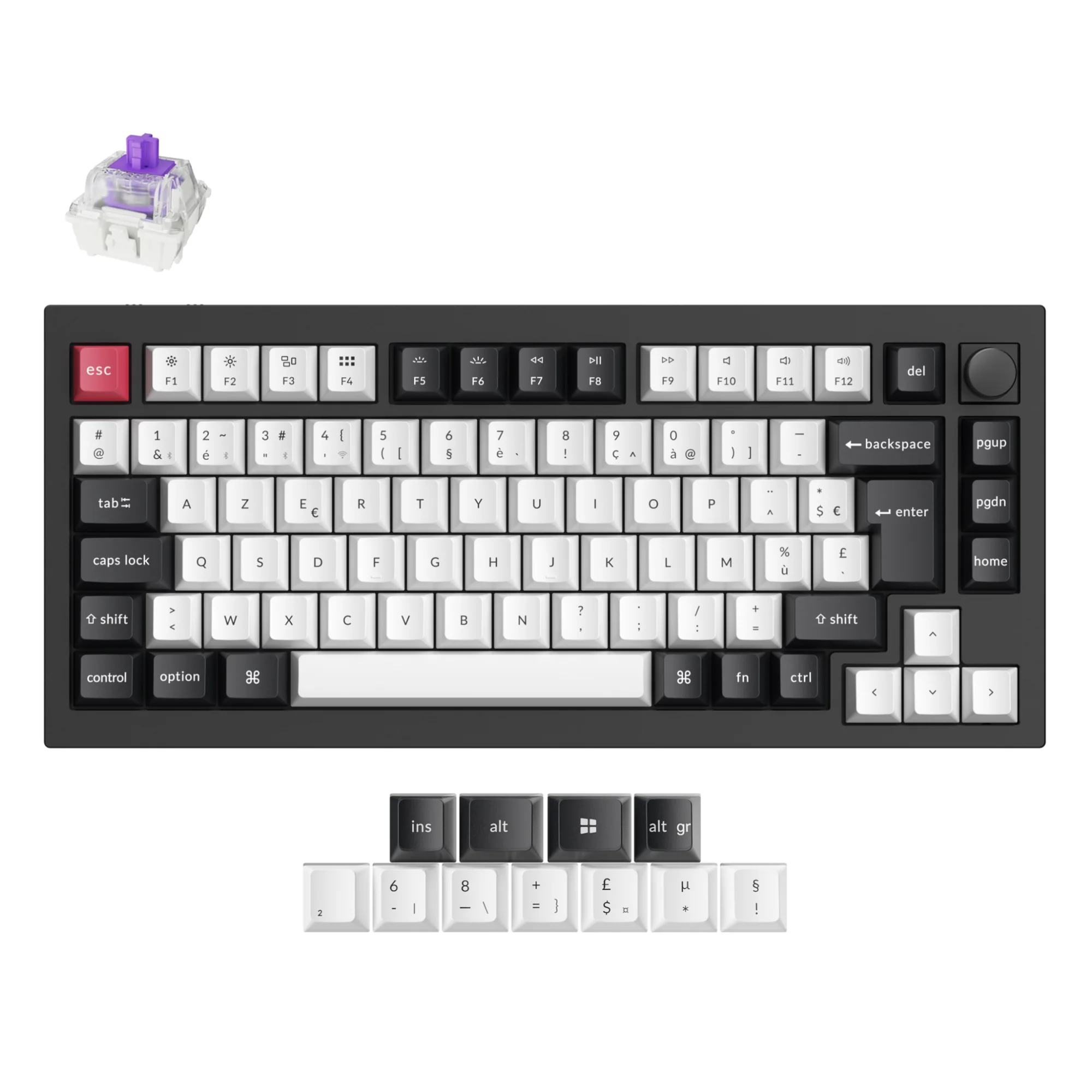 Keychron Q1 HE QMK Wireless Custom Keyboard ISO Layout Collection - Image 18