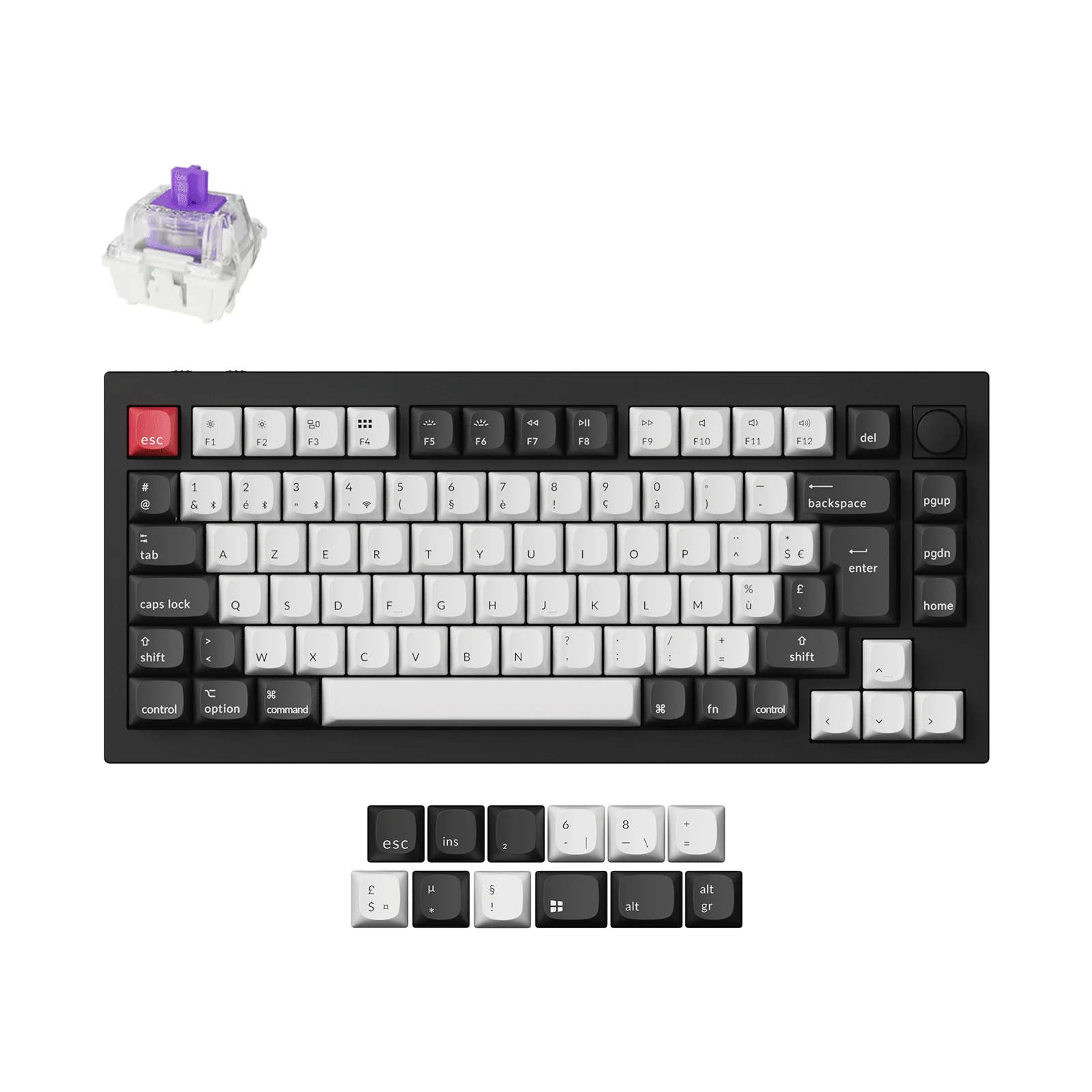 Keychron Q1 HE QMK Wireless Custom Keyboard ISO Layout Collection - Image 5