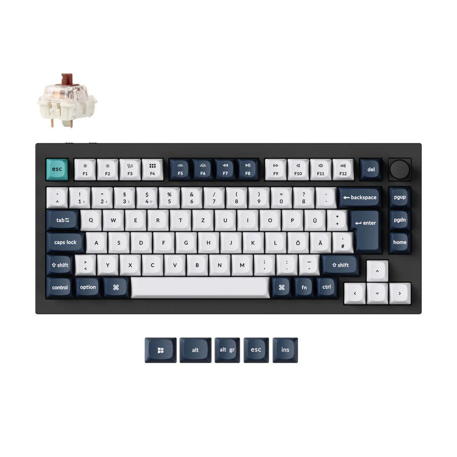 Keychron Q1 Max QMK/VIA Wireless Custom Mechanical Keyboard ISO Layout Collection - Image 2