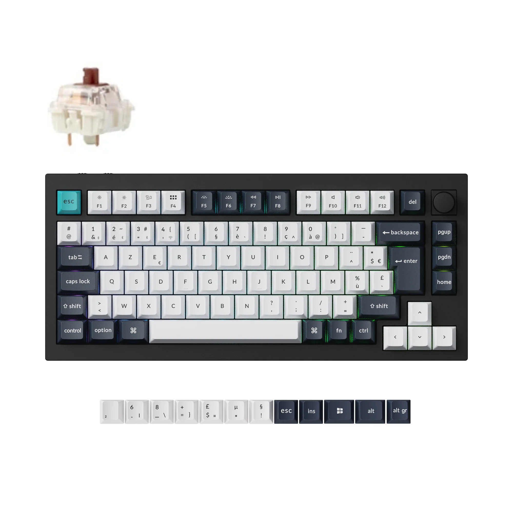 Keychron Q1 Max QMK/VIA Wireless Custom Mechanical Keyboard ISO Layout Collection - Image 21