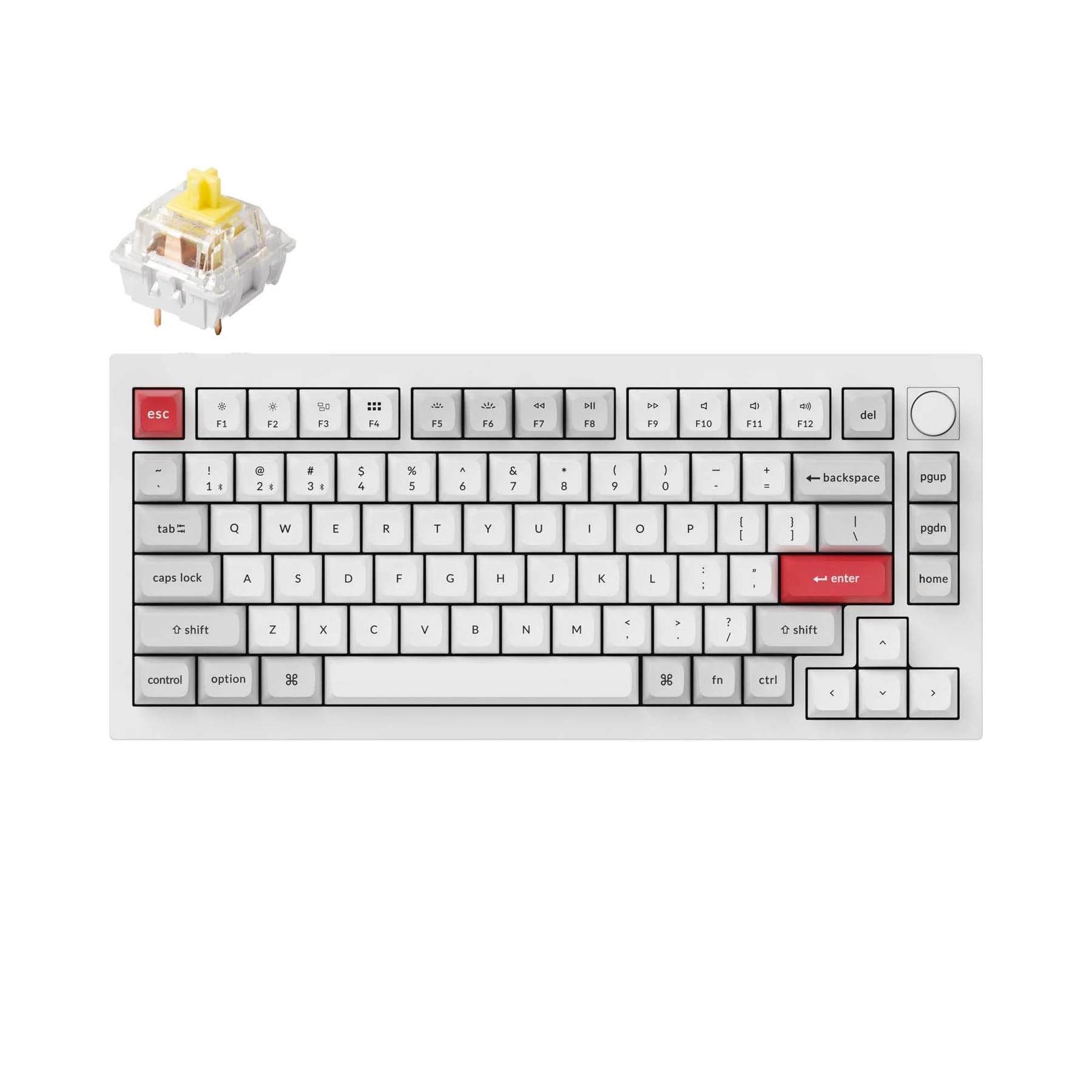 Keychron Q1 Pro QMK/VIA Wireless Custom Mechanical Keyboard(US ANSI Layout) - Image 9