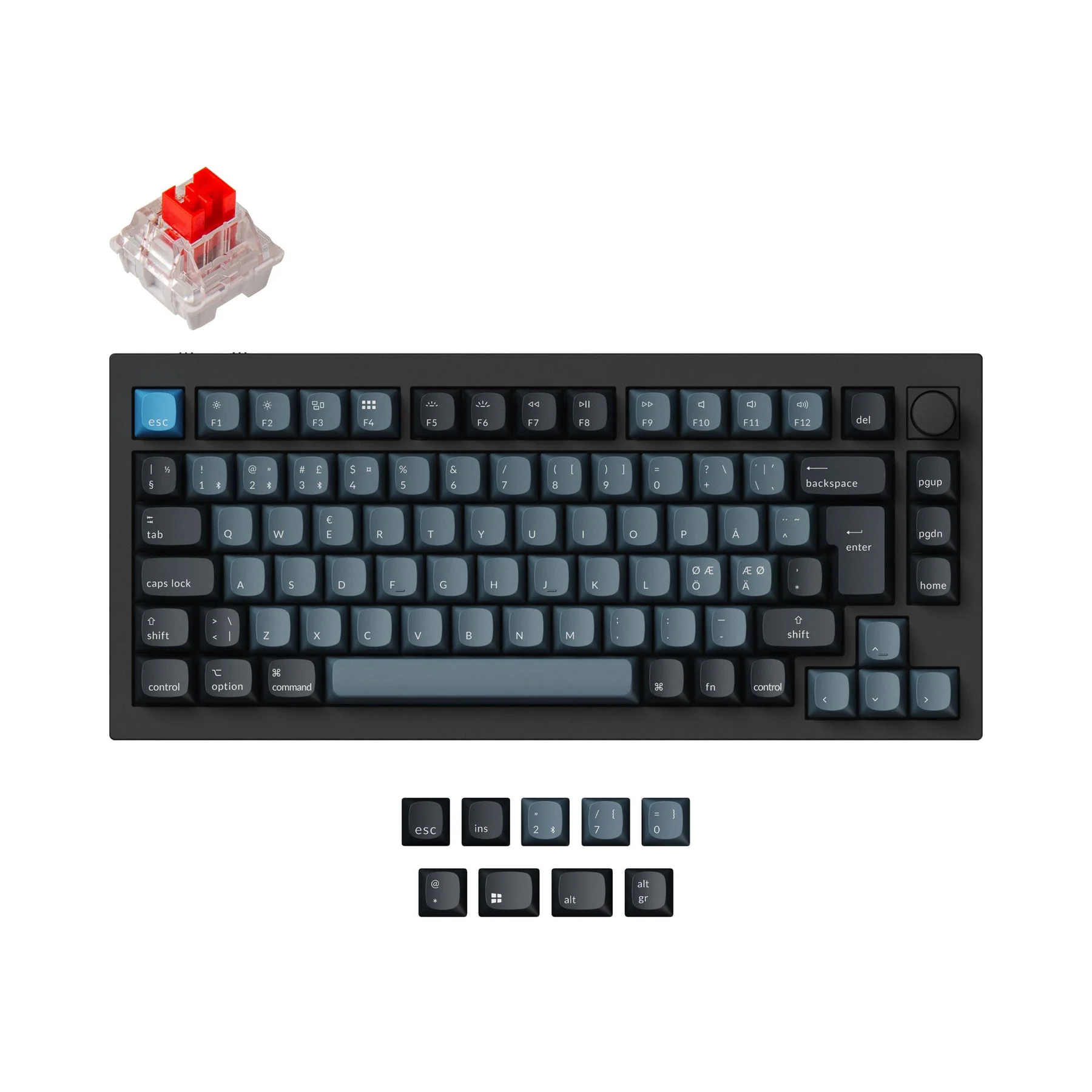 Keychron Q1 Pro QMK/VIA Wireless Custom Mechanical Keyboard ISO Layout Collection - Image 10