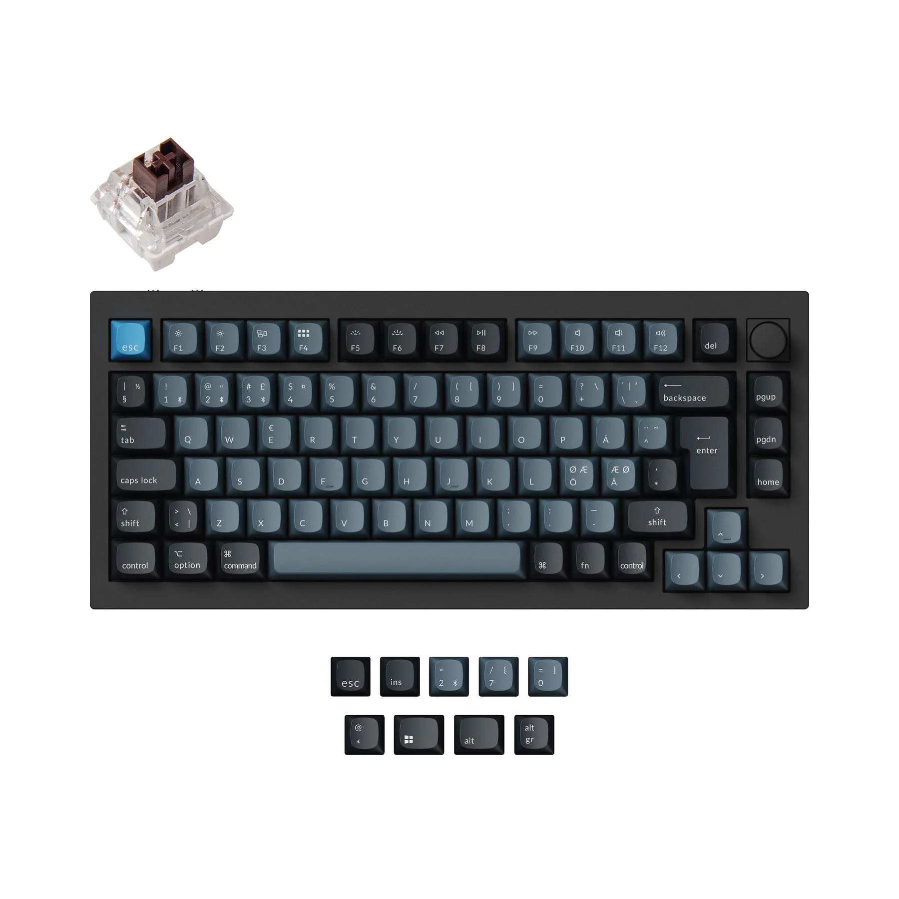 Keychron Q1 Pro QMK/VIA Wireless Custom Mechanical Keyboard ISO Layout Collection - Image 11