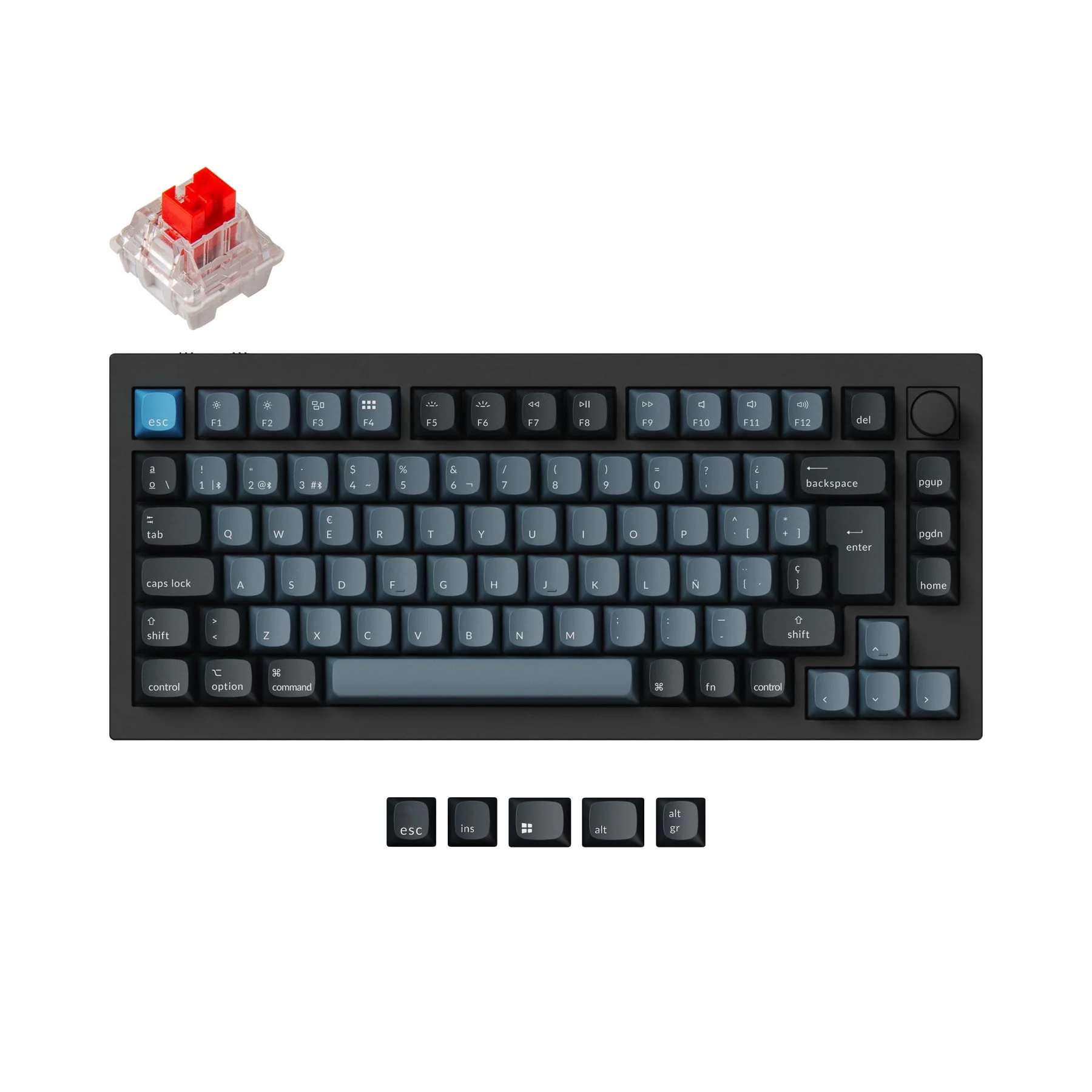 Keychron Q1 Pro QMK/VIA Wireless Custom Mechanical Keyboard ISO Layout Collection - Image 12