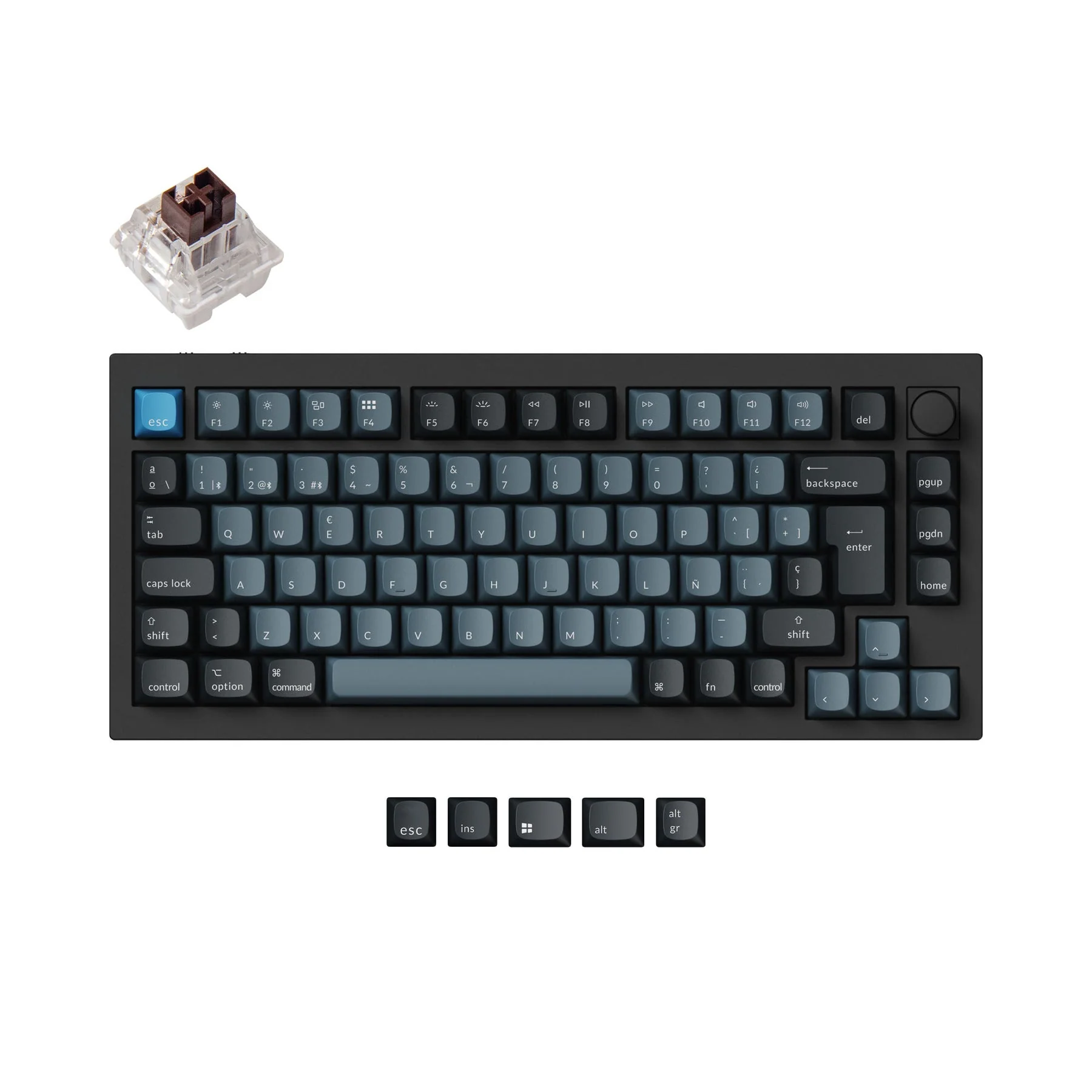 Keychron Q1 Pro QMK/VIA Wireless Custom Mechanical Keyboard ISO Layout Collection - Image 13