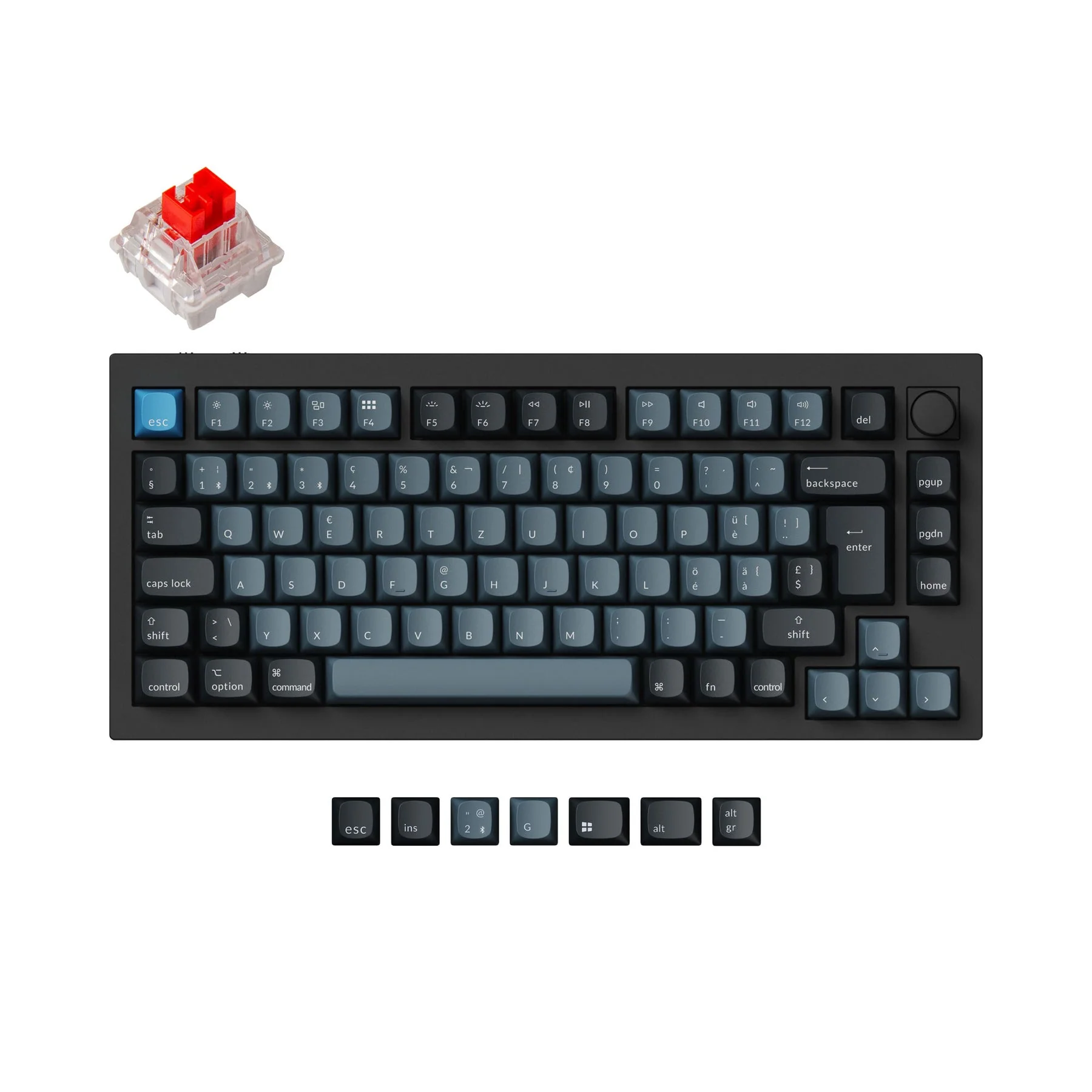 Keychron Q1 Pro QMK/VIA Wireless Custom Mechanical Keyboard ISO Layout Collection - Image 14