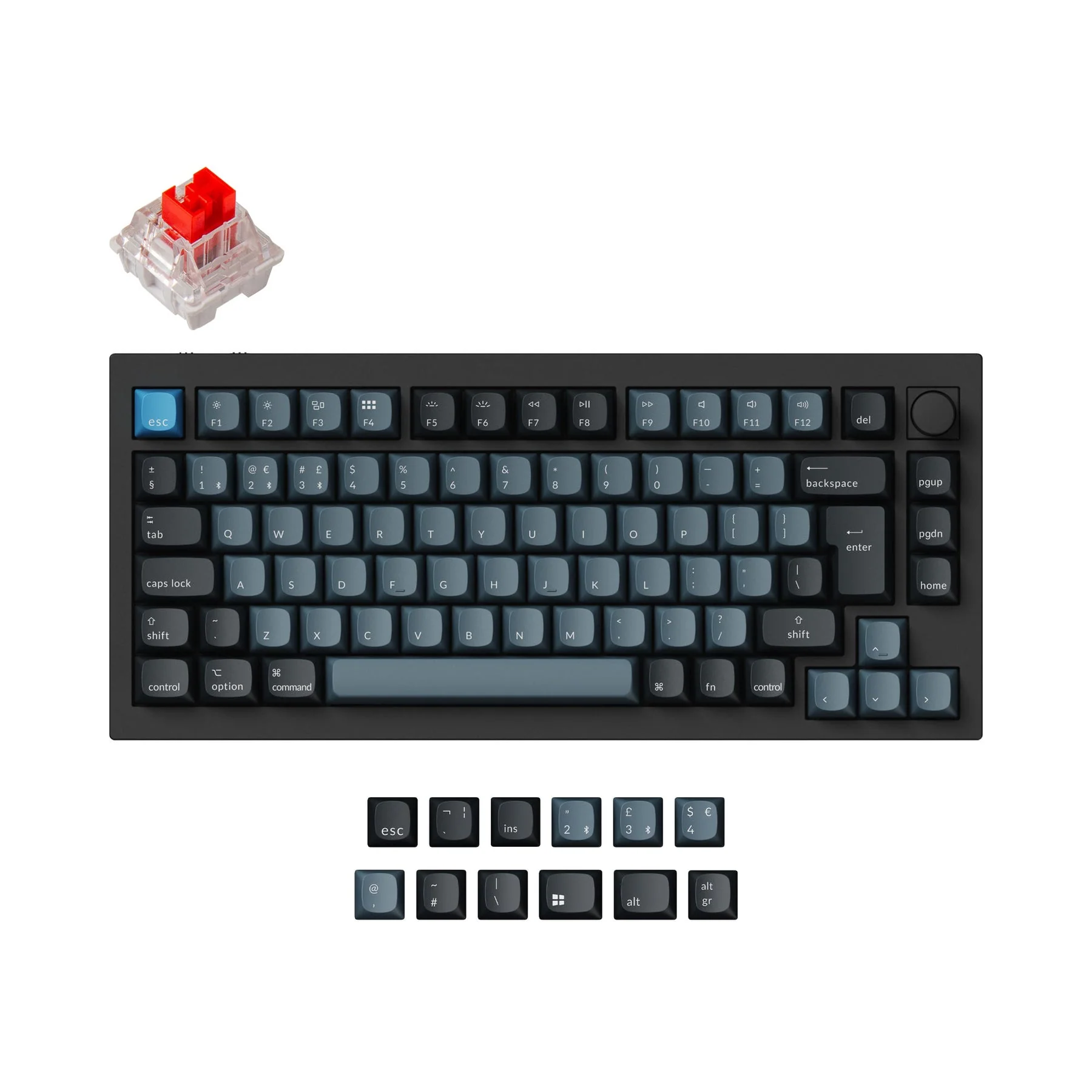 Keychron Q1 Pro QMK/VIA Wireless Custom Mechanical Keyboard ISO Layout Collection - Image 8