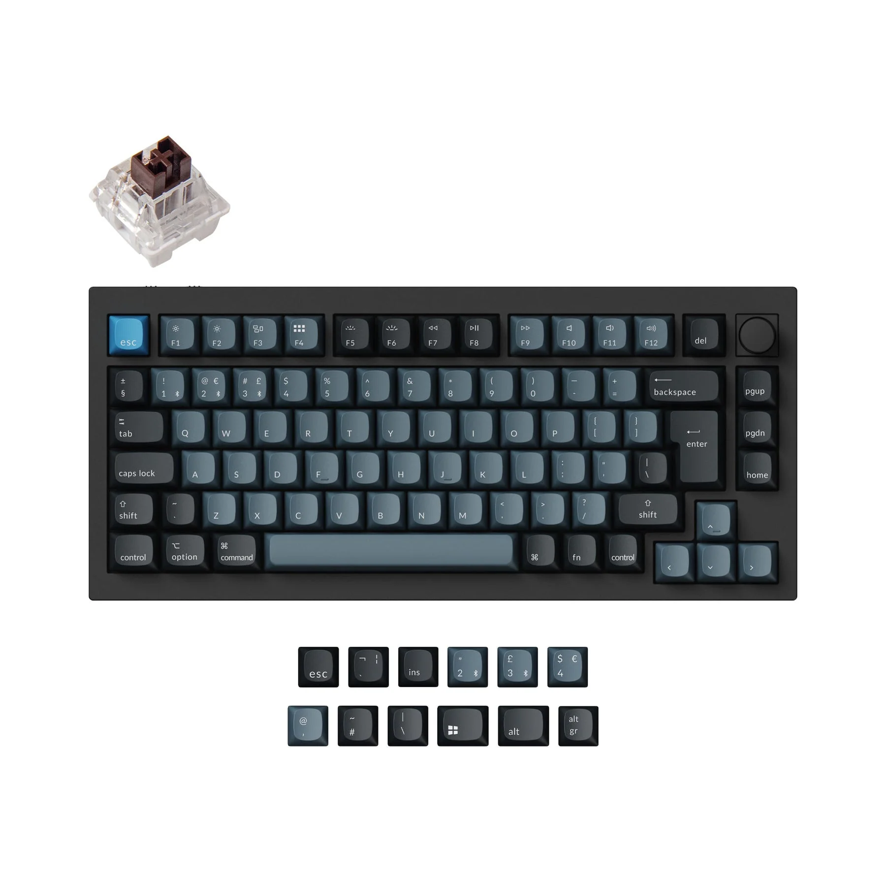 Keychron Q1 Pro QMK/VIA Wireless Custom Mechanical Keyboard ISO Layout Collection - Image 9
