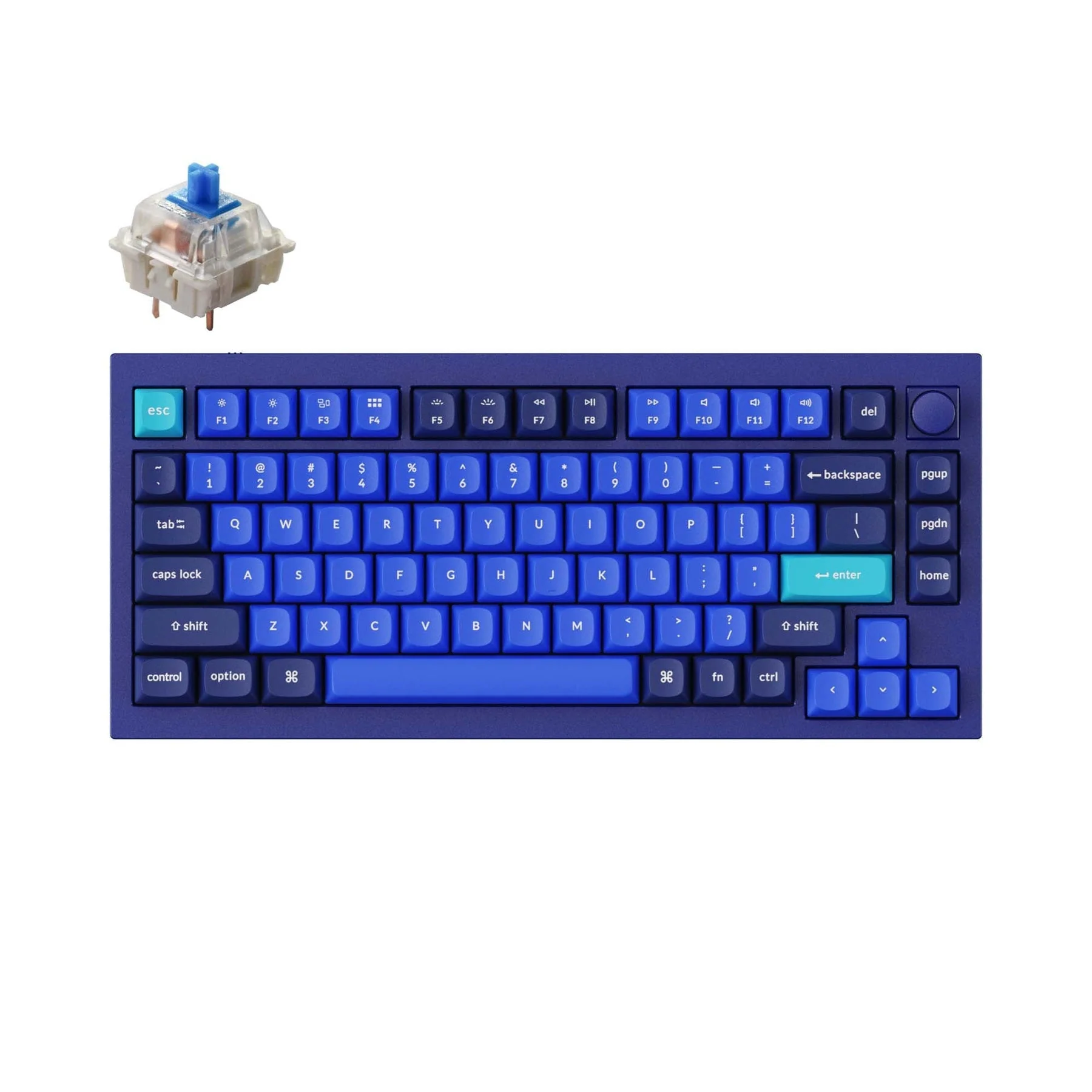 Keychron Q1 QMK Wired Custom Mechanical Keyboard - Version 2(US ANSI Layout) - Image 11
