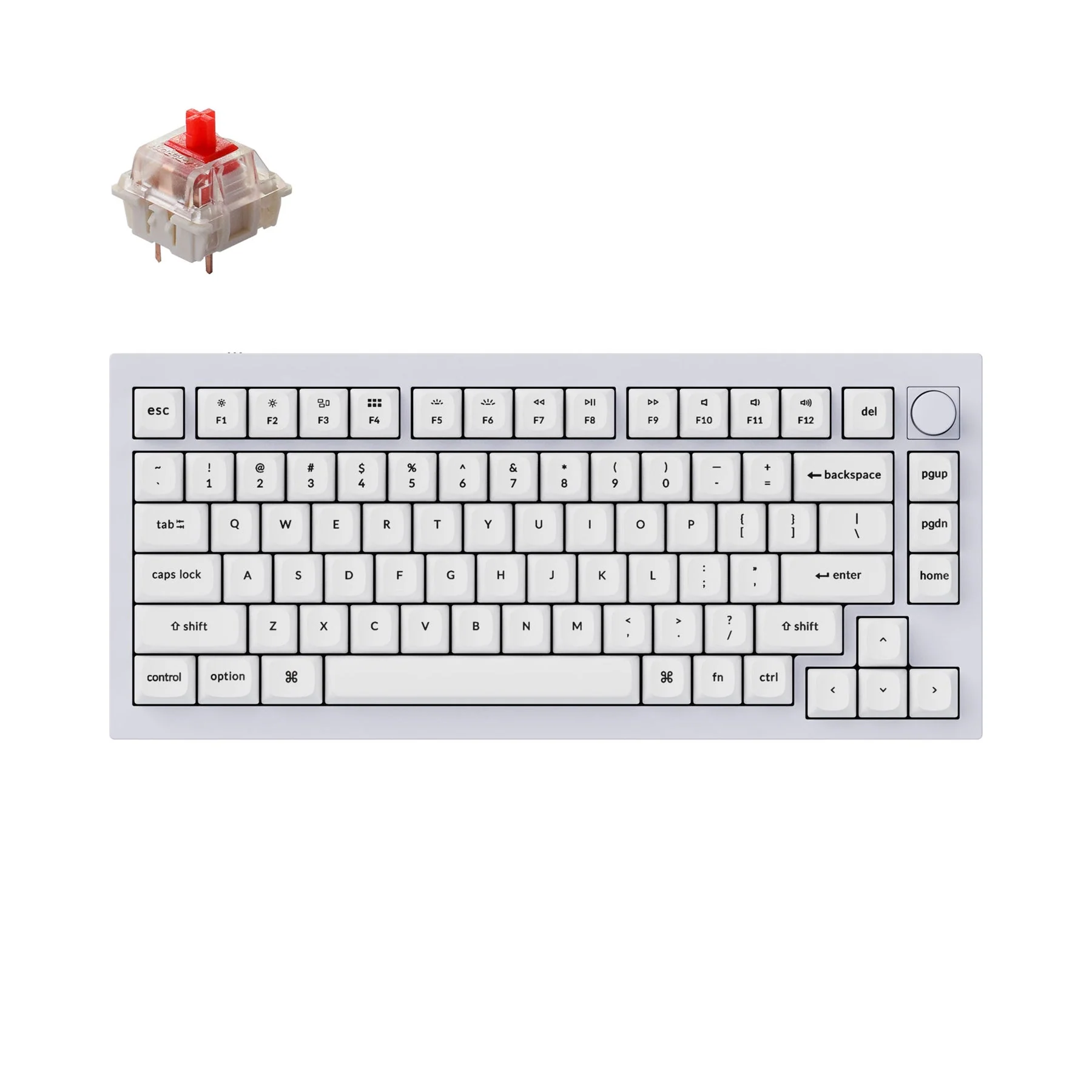 Keychron Q1 QMK Wired Custom Mechanical Keyboard - Version 2(US ANSI Layout) - Image 15
