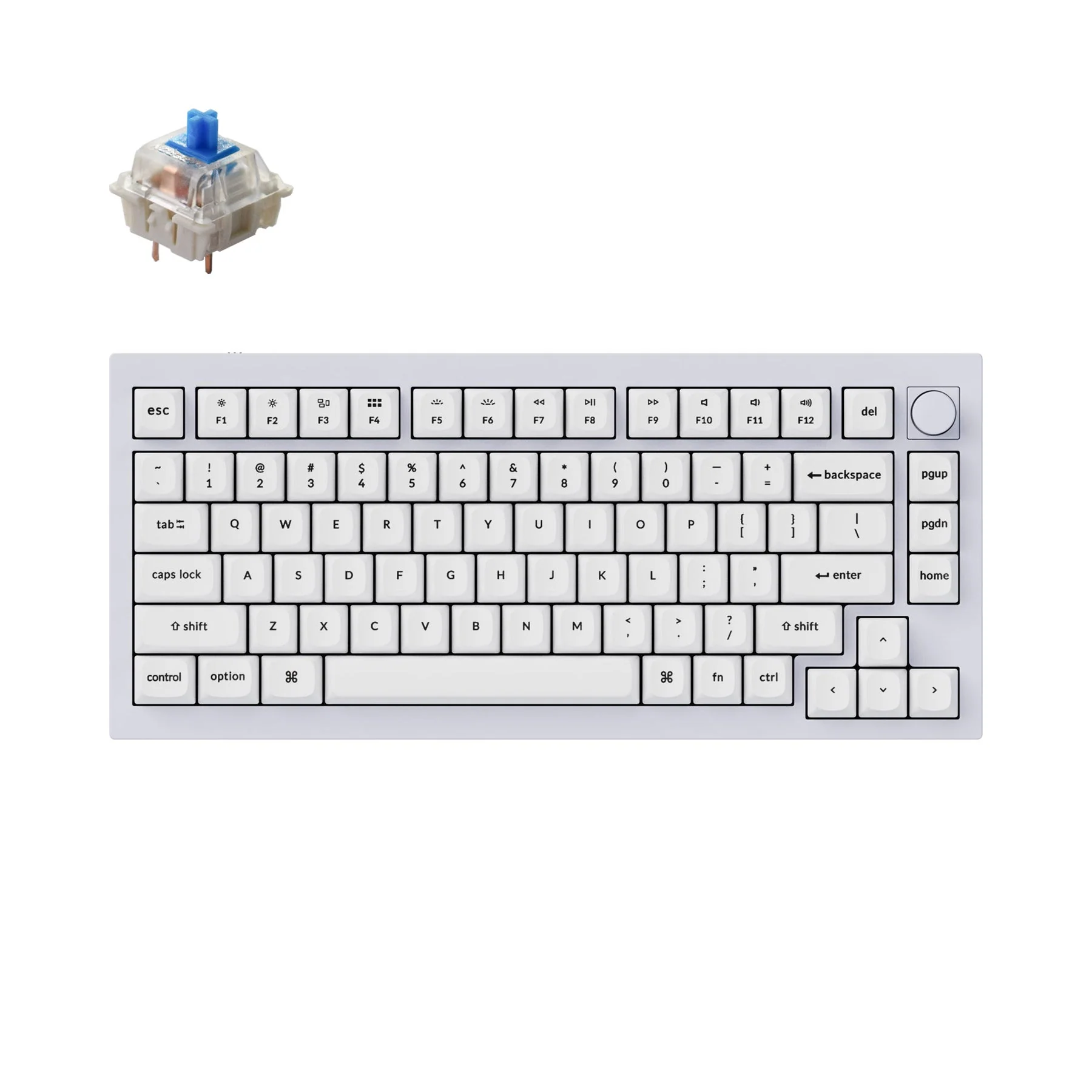 Keychron Q1 QMK Wired Custom Mechanical Keyboard - Version 2(US ANSI Layout) - Image 16