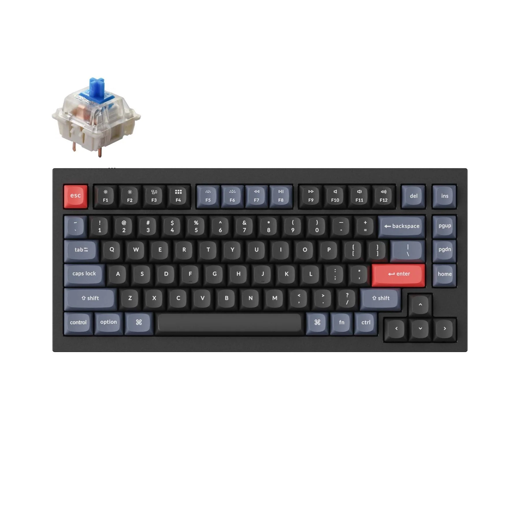 Keychron Q1 QMK Wired Custom Mechanical Keyboard - Version 2(US ANSI Layout) - Image 25
