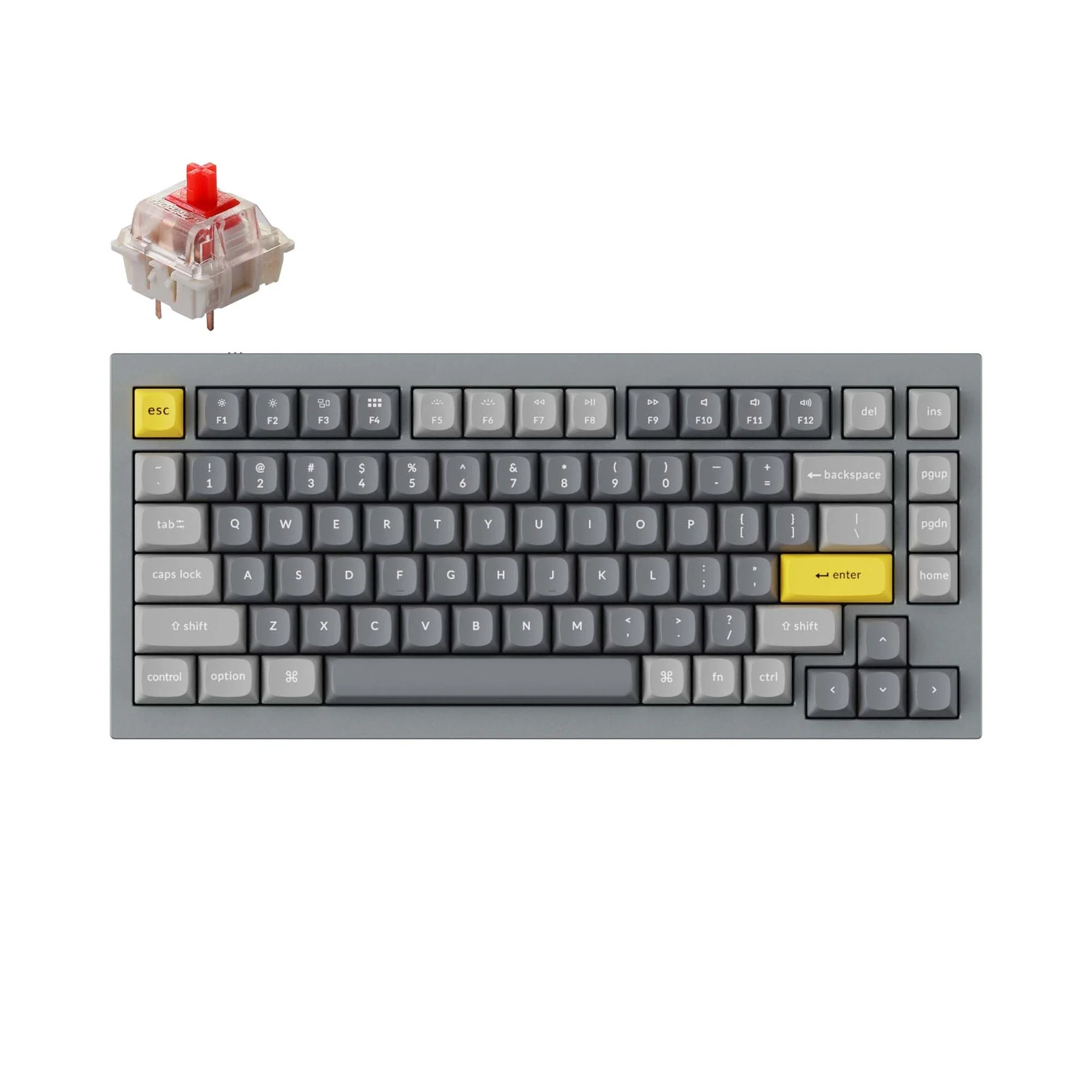 Keychron Q1 QMK Wired Custom Mechanical Keyboard - Version 2(US ANSI Layout) - Image 27