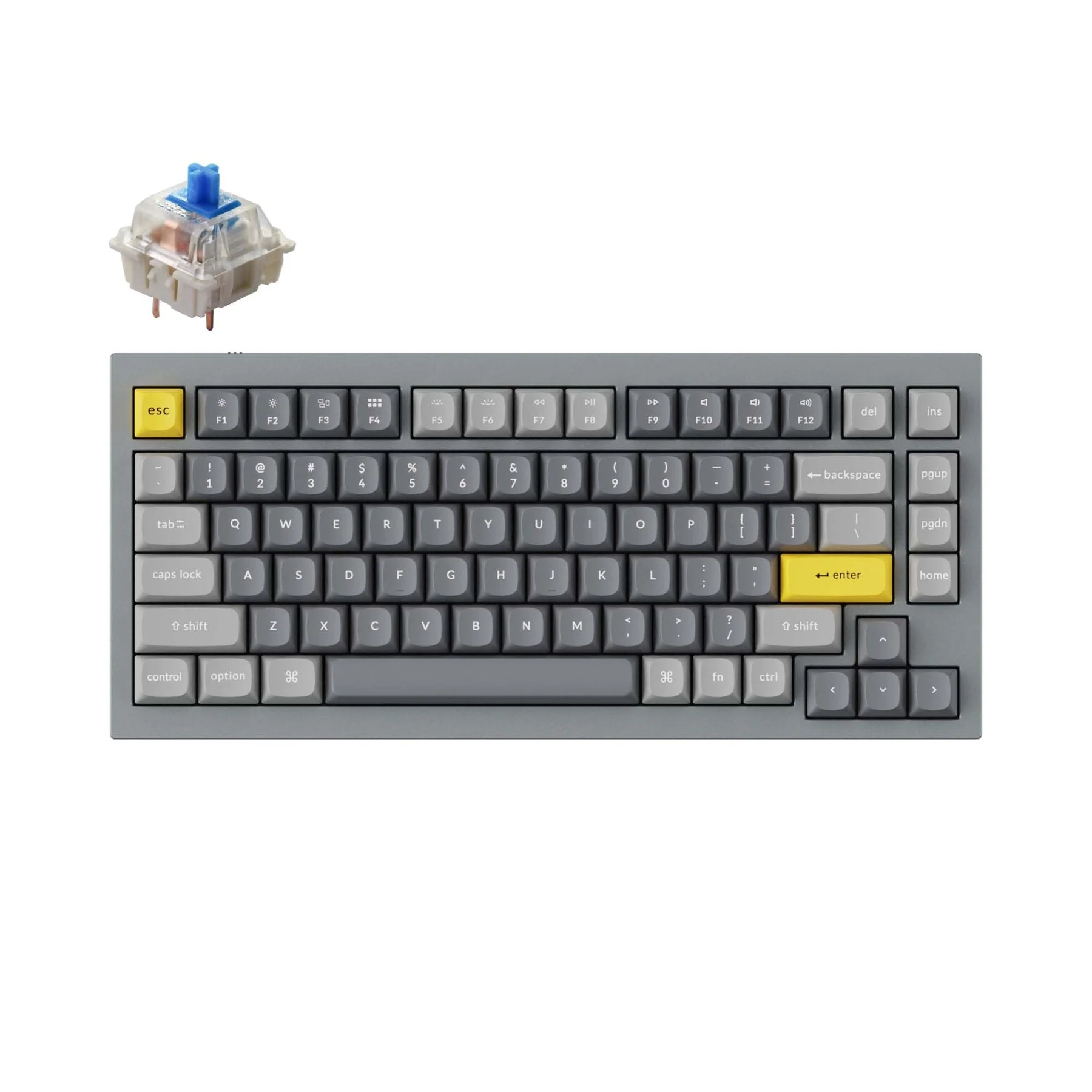 Keychron Q1 QMK Wired Custom Mechanical Keyboard - Version 2(US ANSI Layout) - Image 28