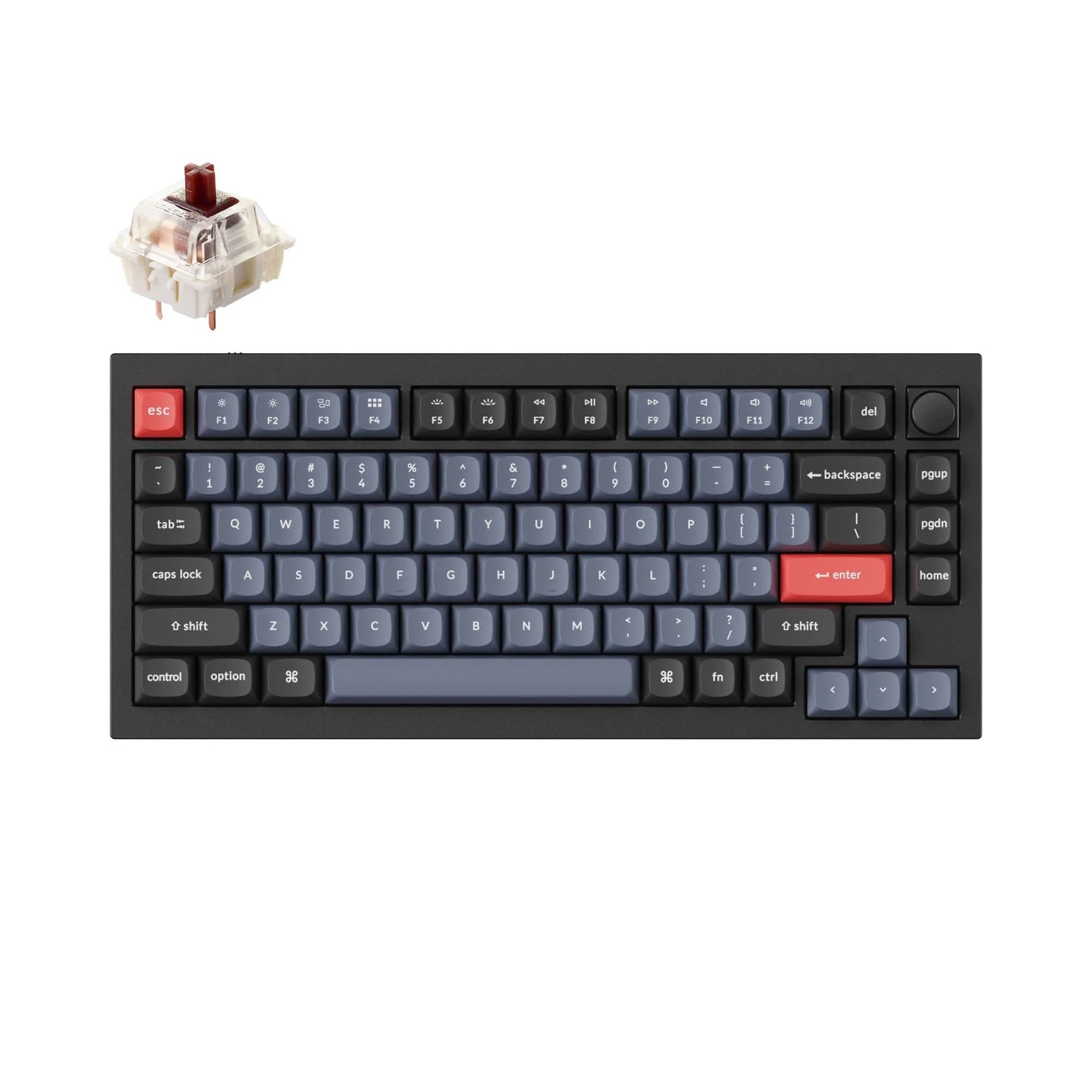 Keychron Q1 QMK Wired Custom Mechanical Keyboard - Version 2(US ANSI Layout) - Image 3