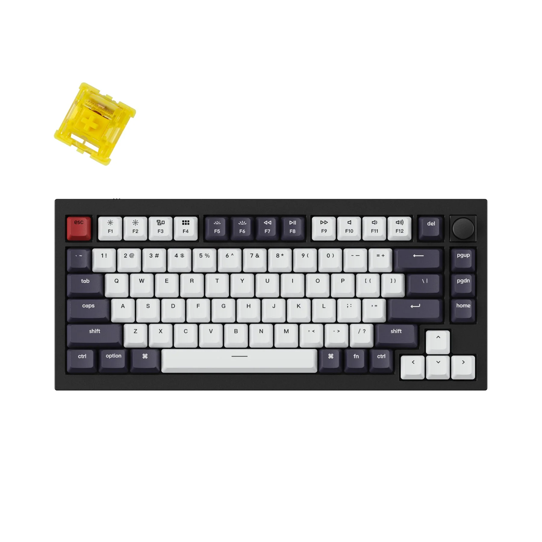 Keychron Q1 QMK Wired Custom Mechanical Keyboard - Version 2(US ANSI Layout) - Image 4
